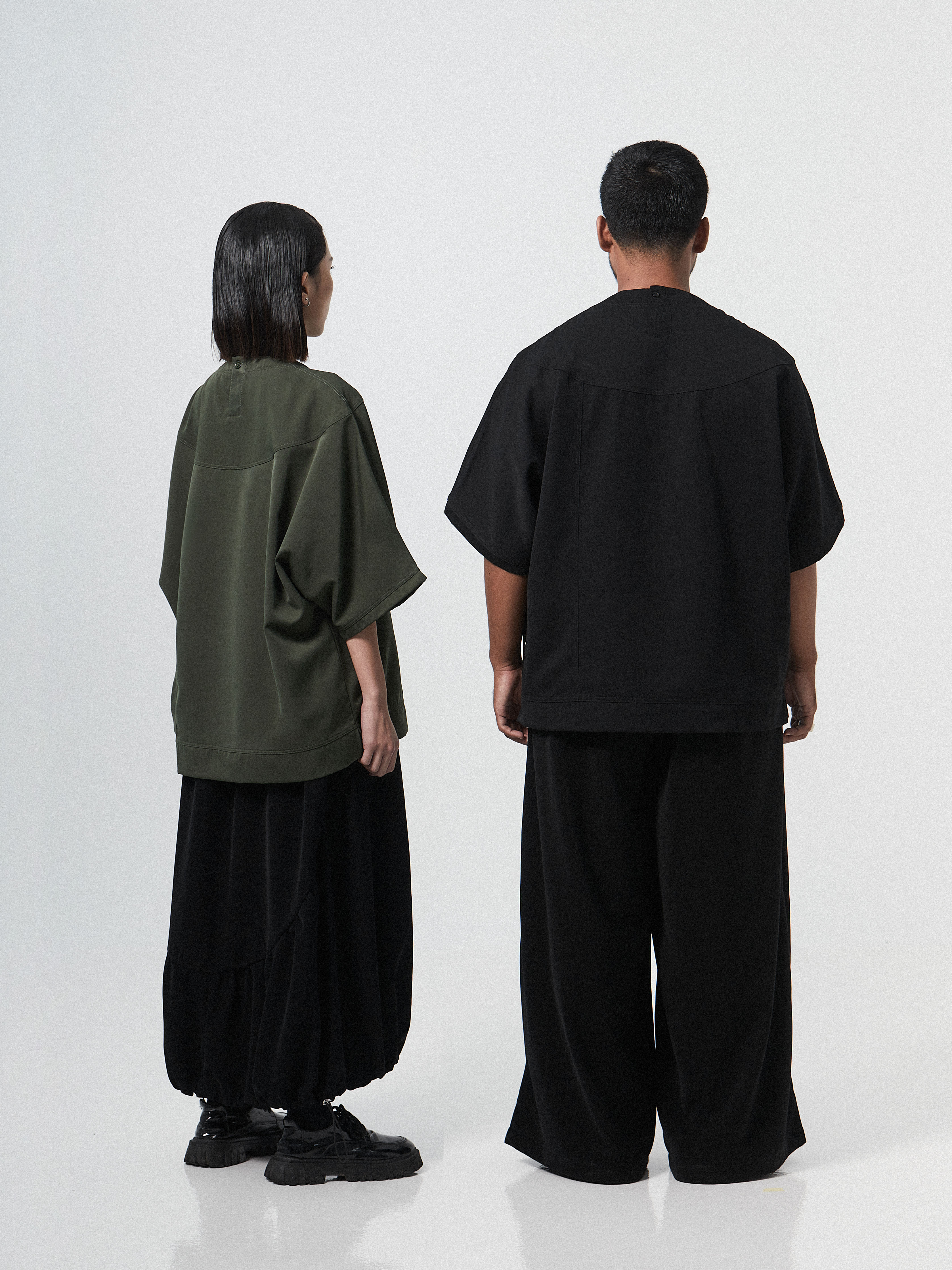 Oversized Winged Bliss Tee | Green