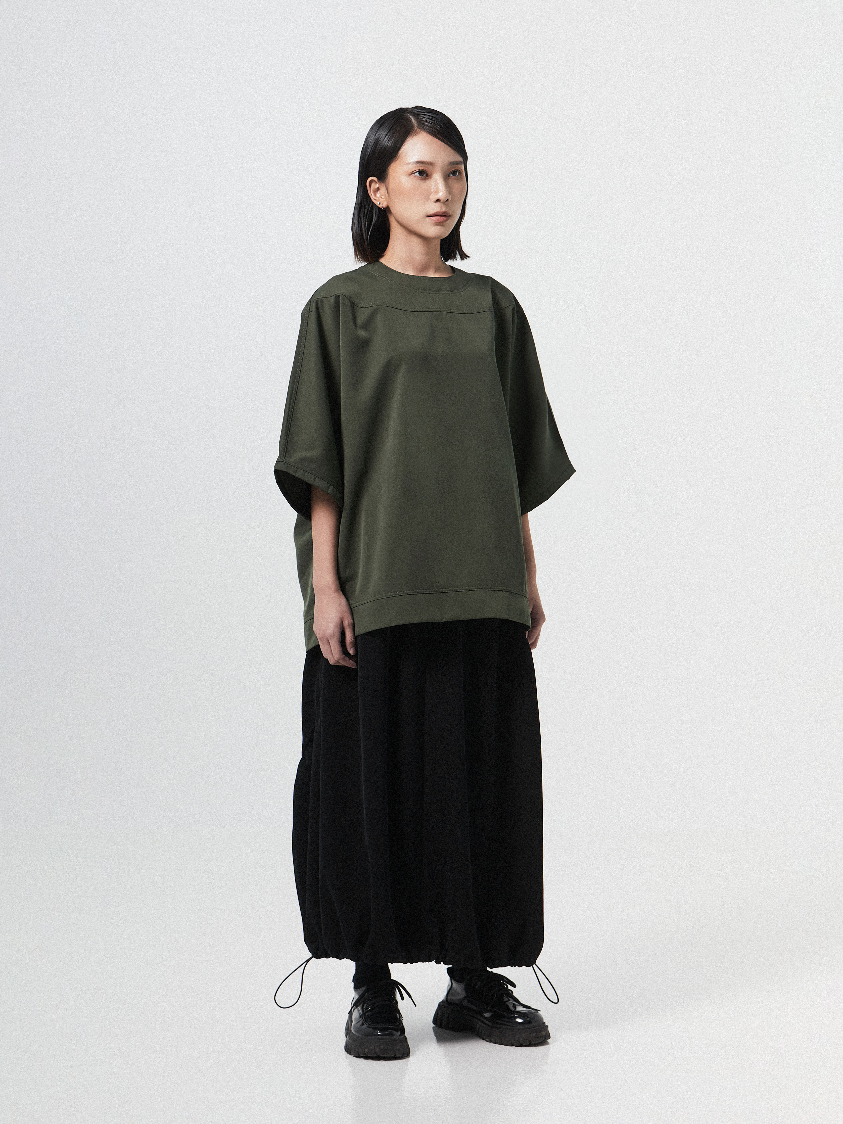 Oversized Winged Bliss Tee | Green