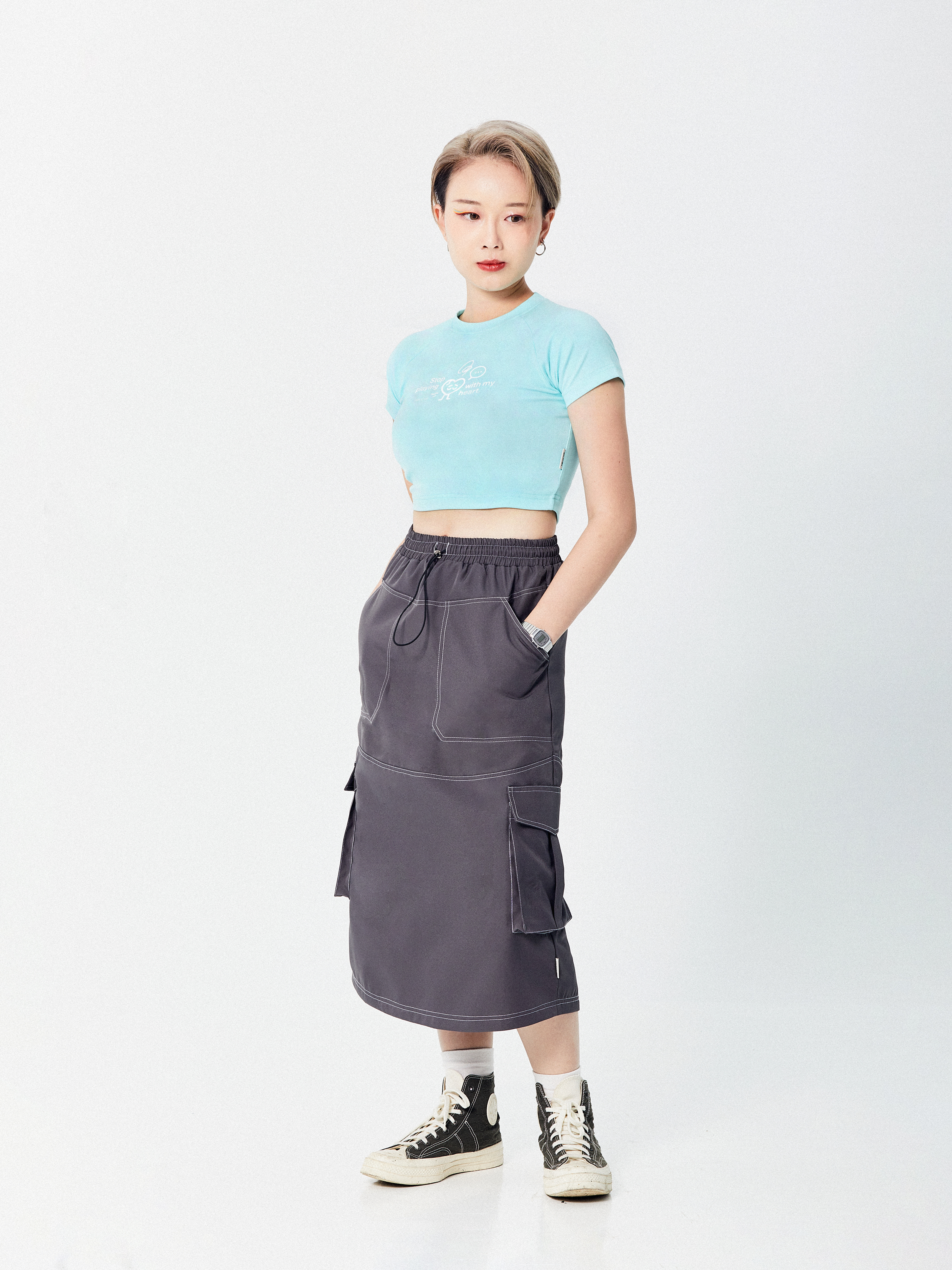 Raglan Baby Tee | Tifanny Green