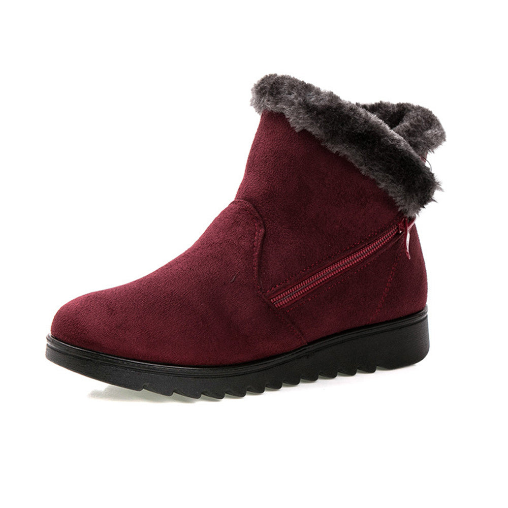 Reemelody New winter women's side zipper warm snow boots