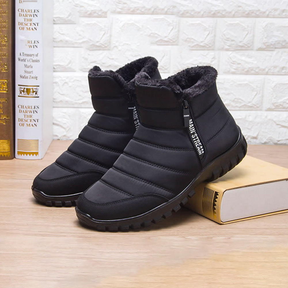 Reemelody Winter men's thick and warm snow boots