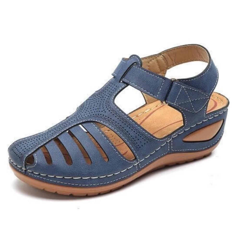 Reemelody Women's Fashion Hollow Breathable Wedge Sandals