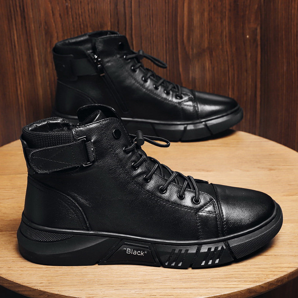 Reemelody New casual Martin boots for men in autumn and winter