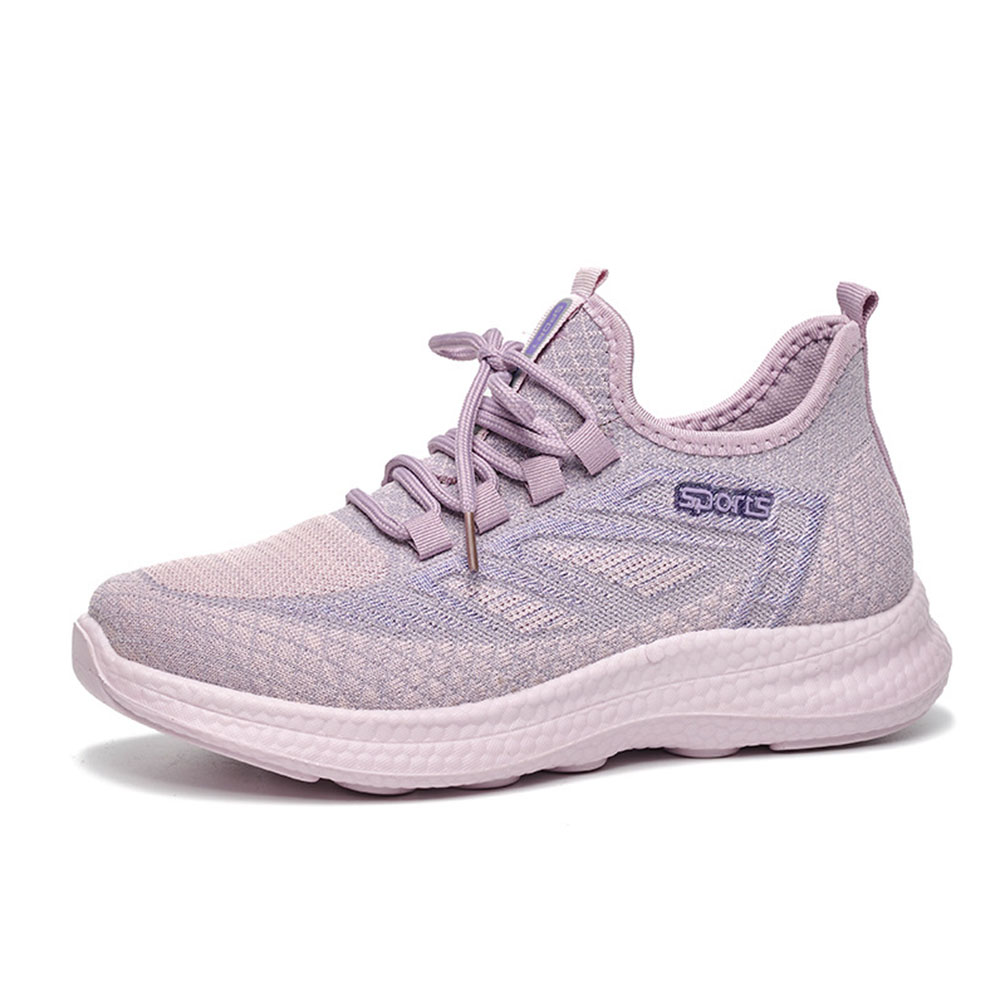 Reemelody Women's new soft-soled fly-knit breathable running shoes