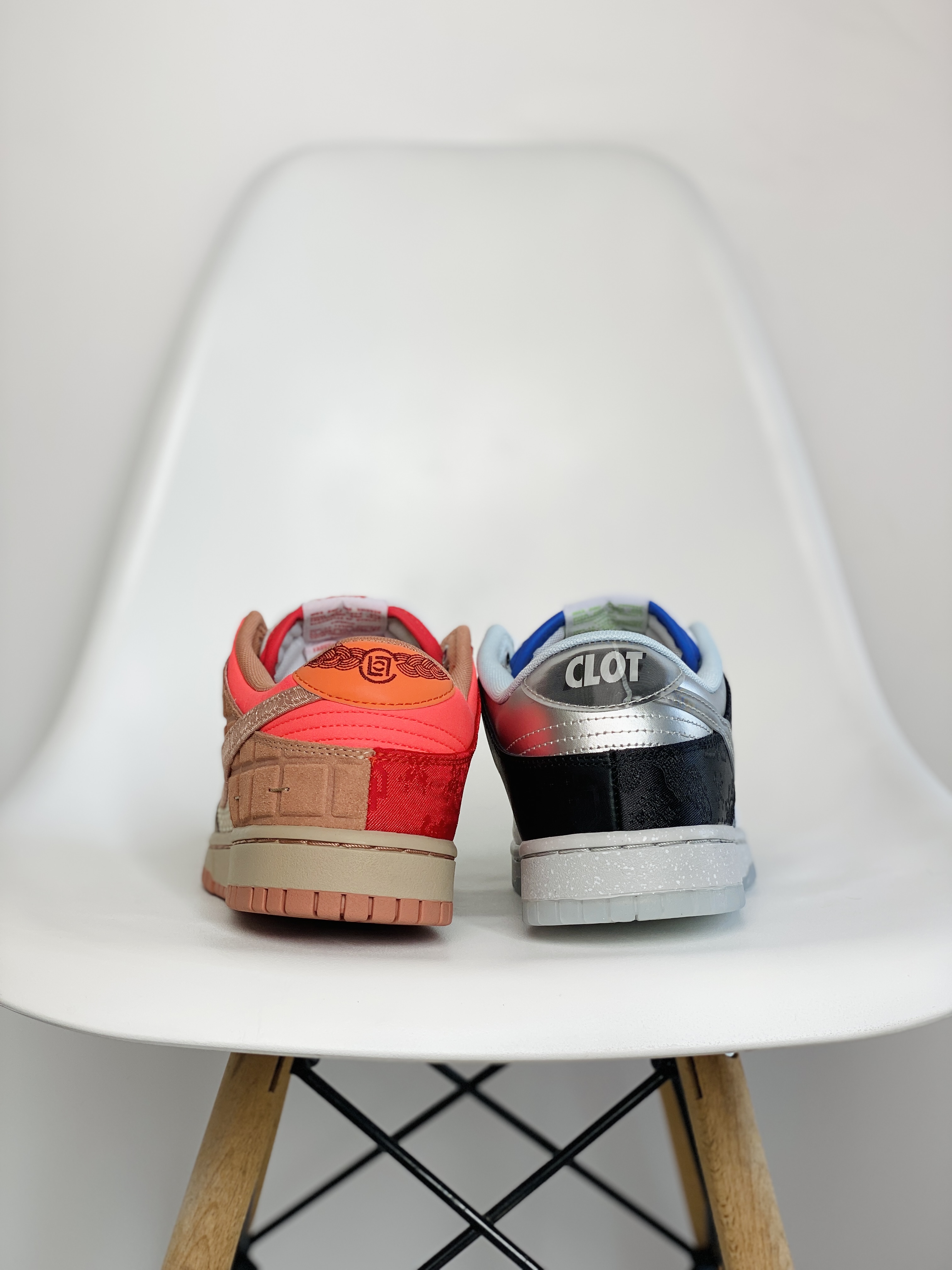 新款  CLOT x NK Dunk Low "What The 低筒 陈冠希 复古板鞋 休闲鞋 男鞋 女鞋 鸳鸯棕蓝灰  FN0316-999 