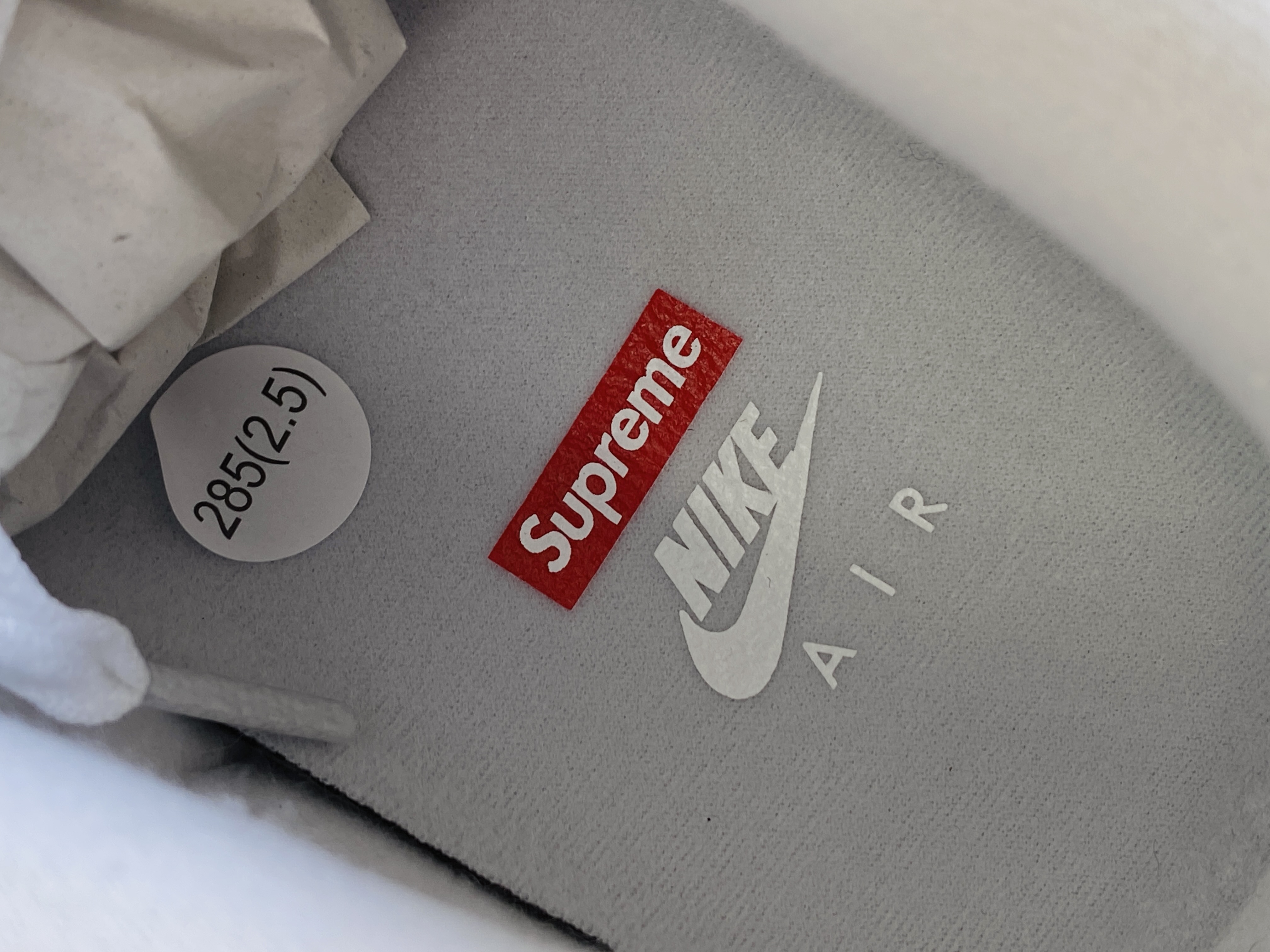 Supreme Air Force 1 Low Box Logo 白色 低筒 休闲鞋 板鞋 男鞋 女鞋 CU9225-100