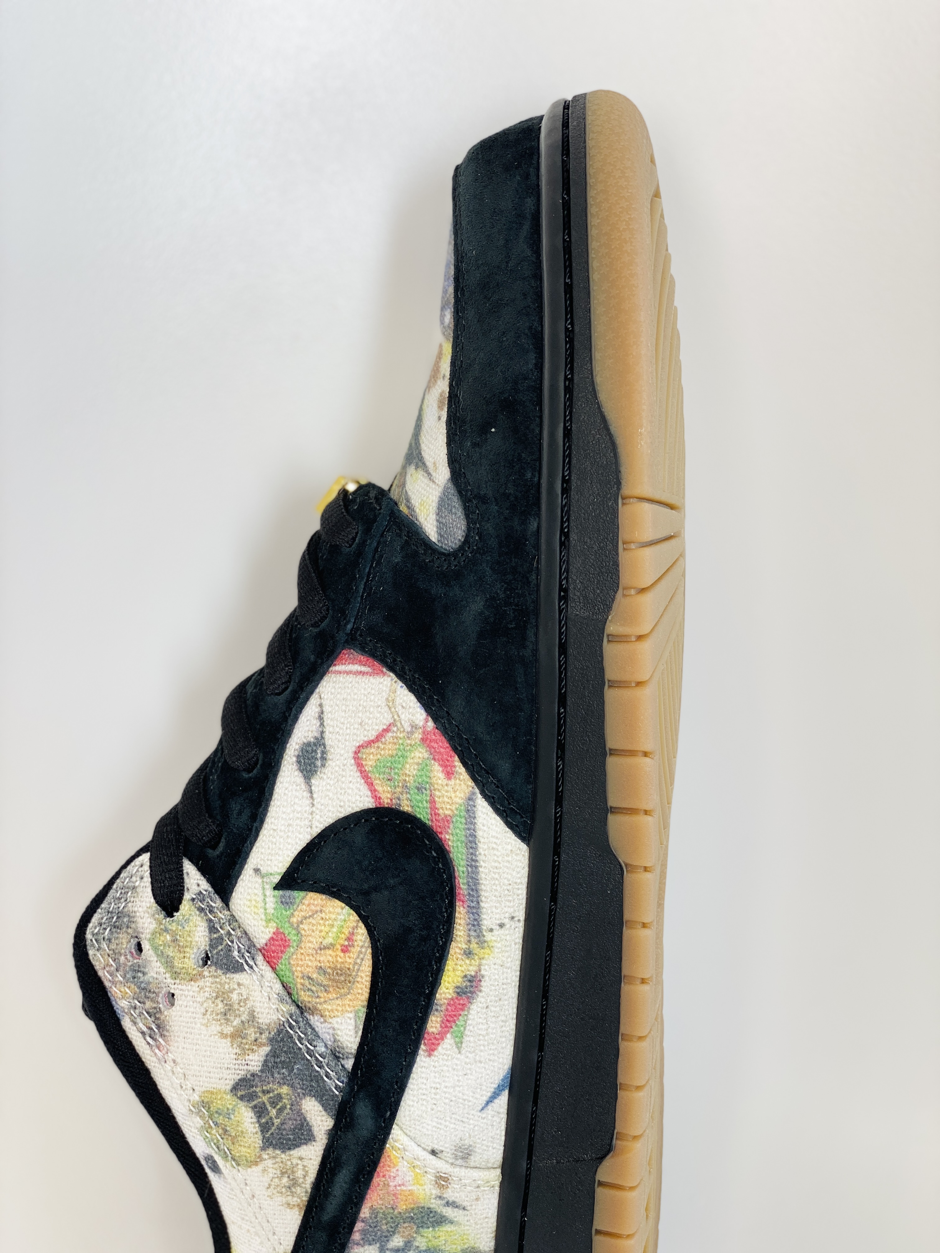 Supreme Nike Dunk SB Low Rammellzee   联名款 低筒 潮流复古  休闲鞋 板鞋 男鞋 女鞋 黑彩涂鸦  FD8778-001  