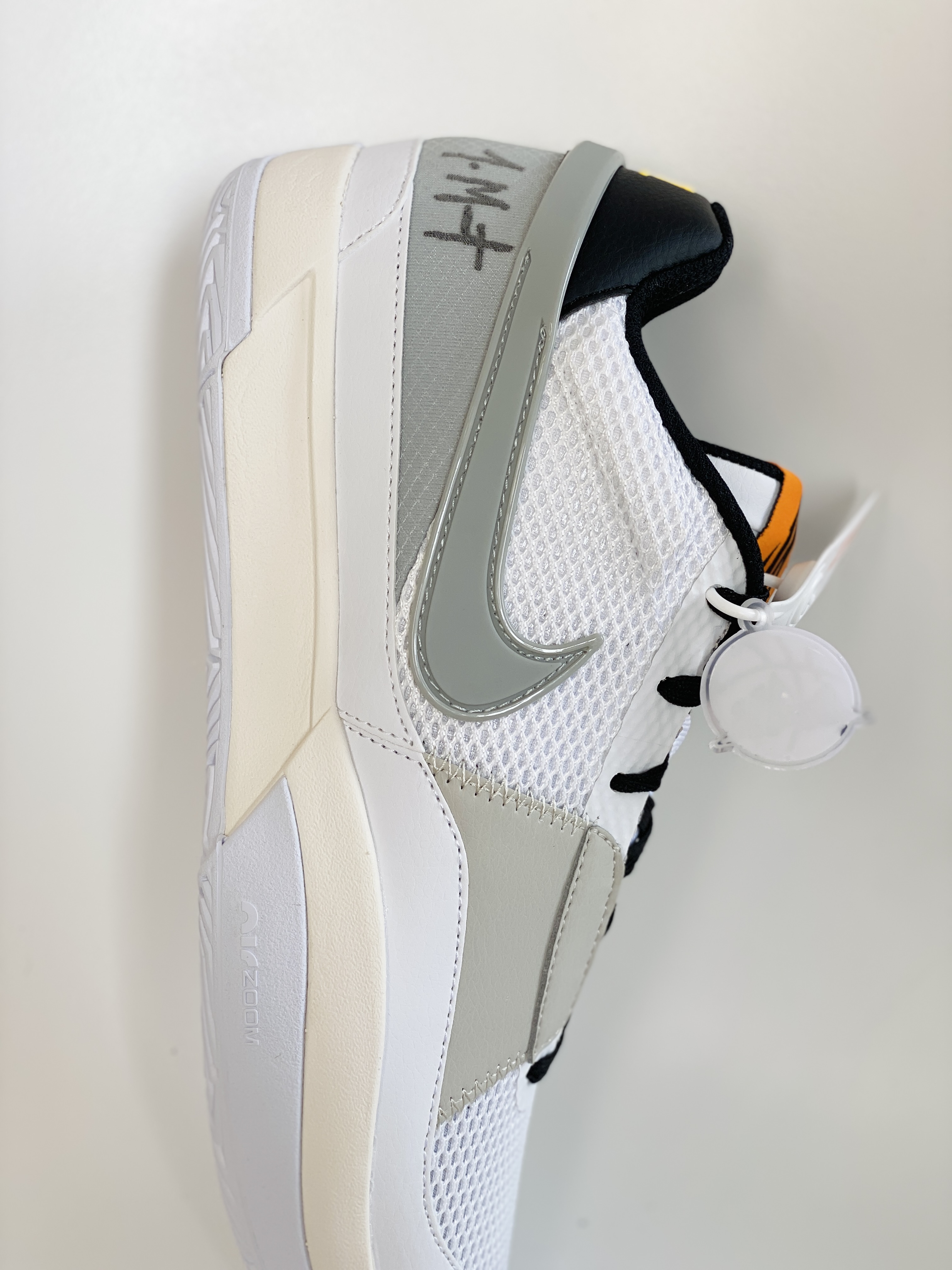  滅世 莫兰特 1代  Nike Zoom JA1 Light Smoke Grey 低筒 前後氣墊 耐磨透氣 實戰籃球鞋 波鞋 球鞋 男鞋 波鞋 灰白鸳鸯 DR8785-100