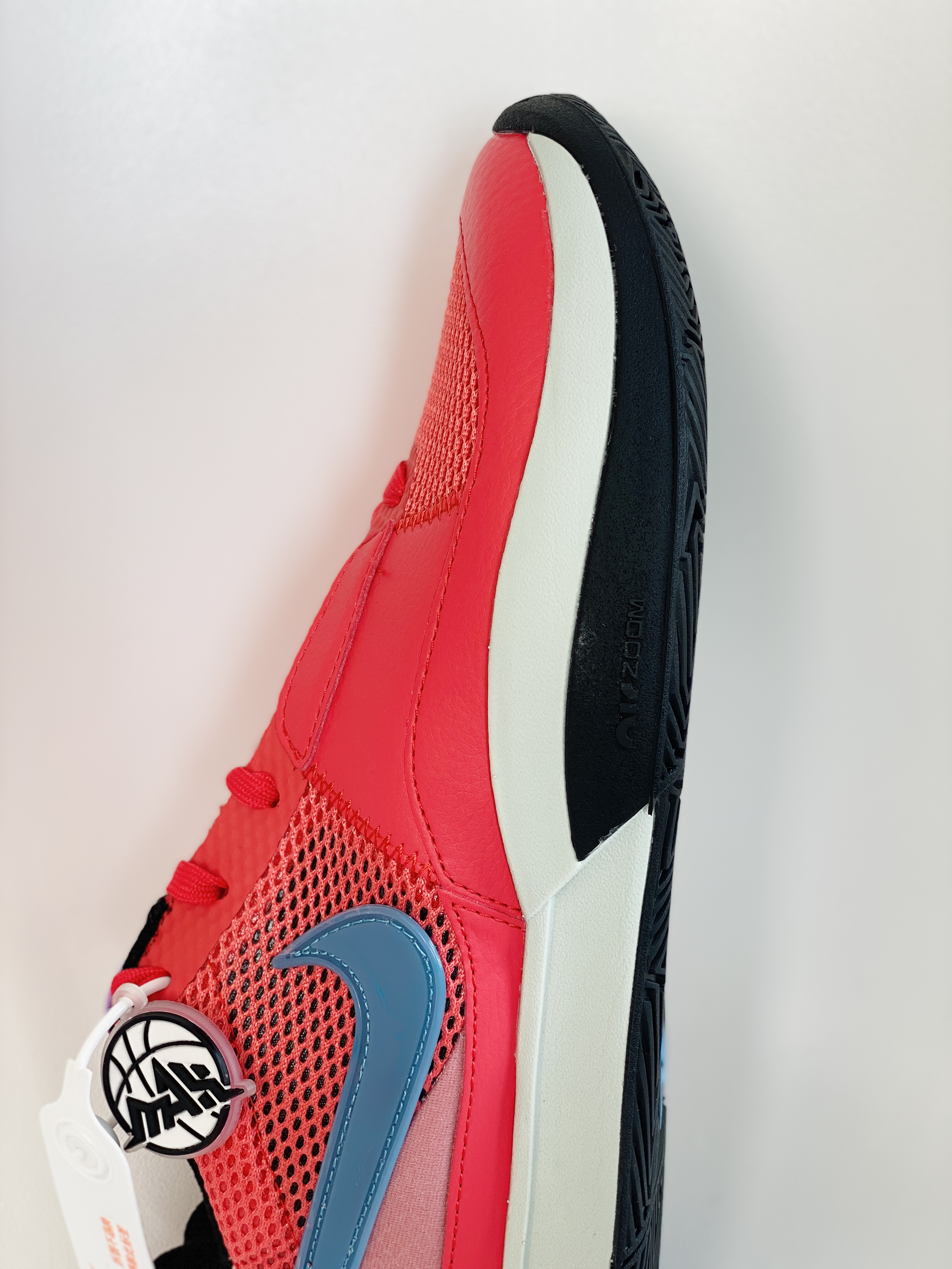  滅世 莫兰特 1代  Nike Zoom JA1 BBQ 低筒 前後氣墊 耐磨透氣 實戰籃球鞋 波鞋 球鞋 男鞋 波鞋 红色DR8786-800