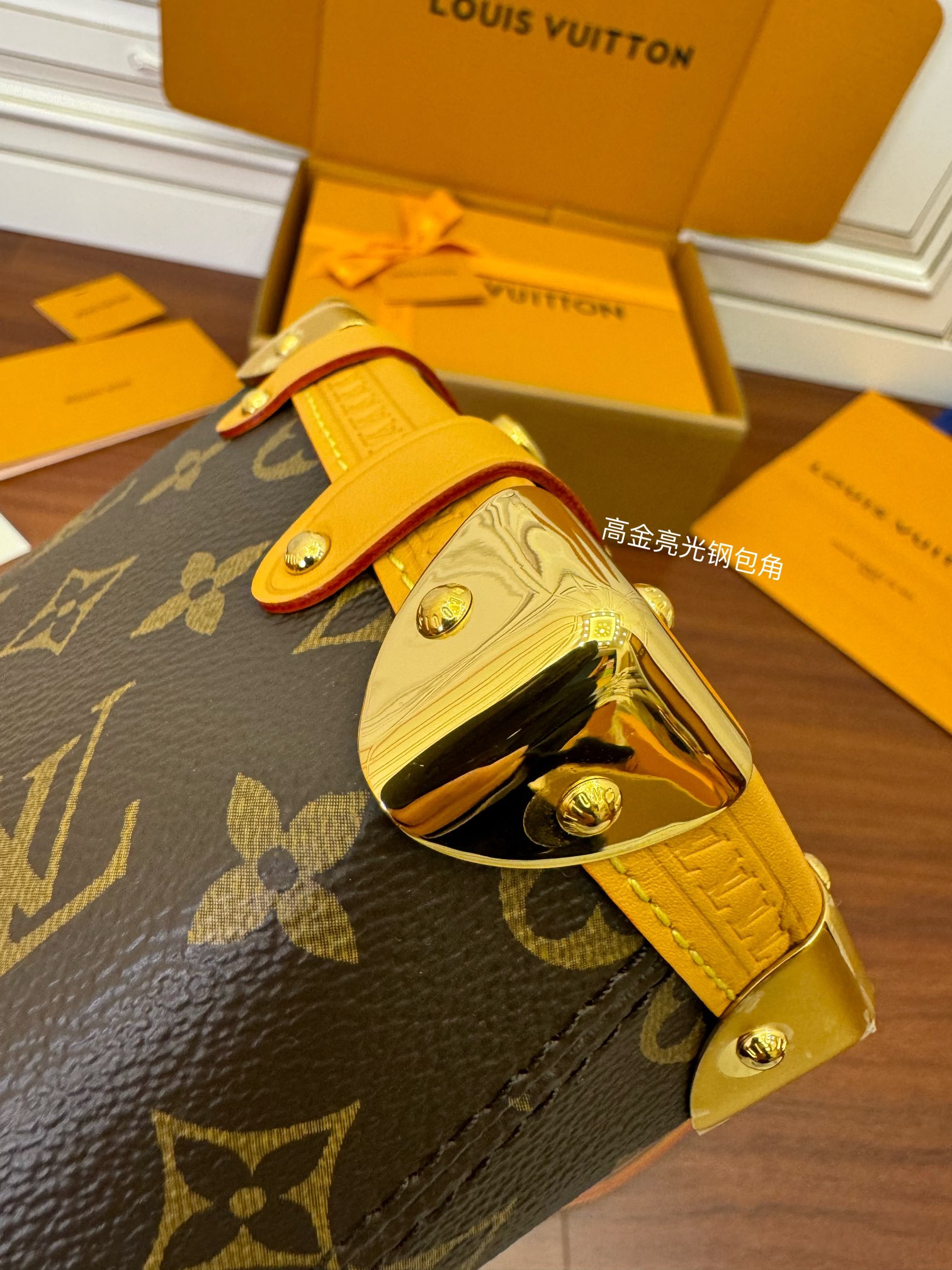 LOUIS VUITTON 路易威登 Side Trunk PM 可拆卸可调节肩带 斜挎包 单肩包 手提包 小号 棕色 M46815