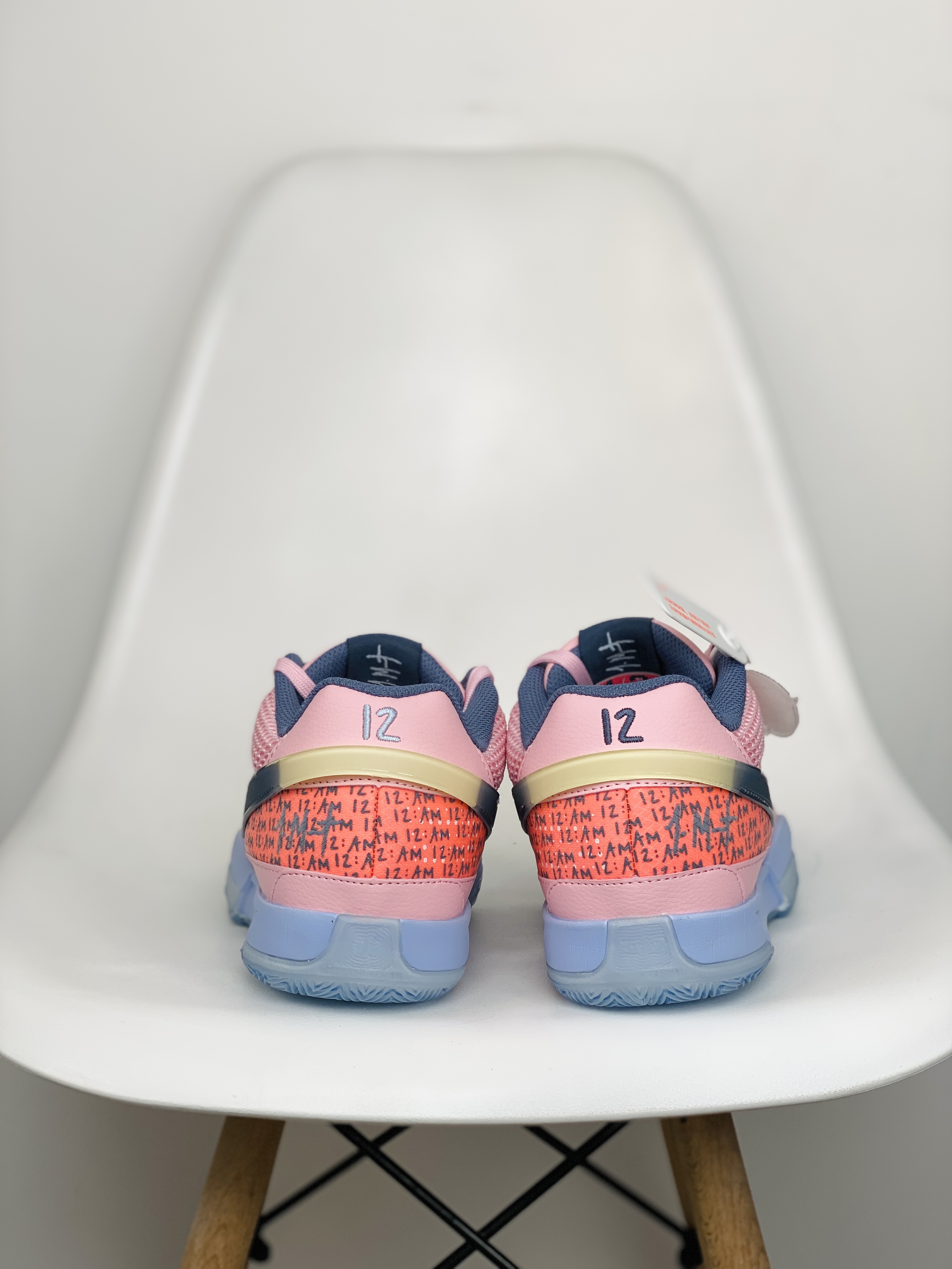  滅世 莫兰特 1代  Nike Zoom JA1 Day One 低筒 前後氣墊 耐磨透氣 實戰籃球鞋 波鞋 球鞋 男鞋 波鞋 中柔粉 FV1282-600