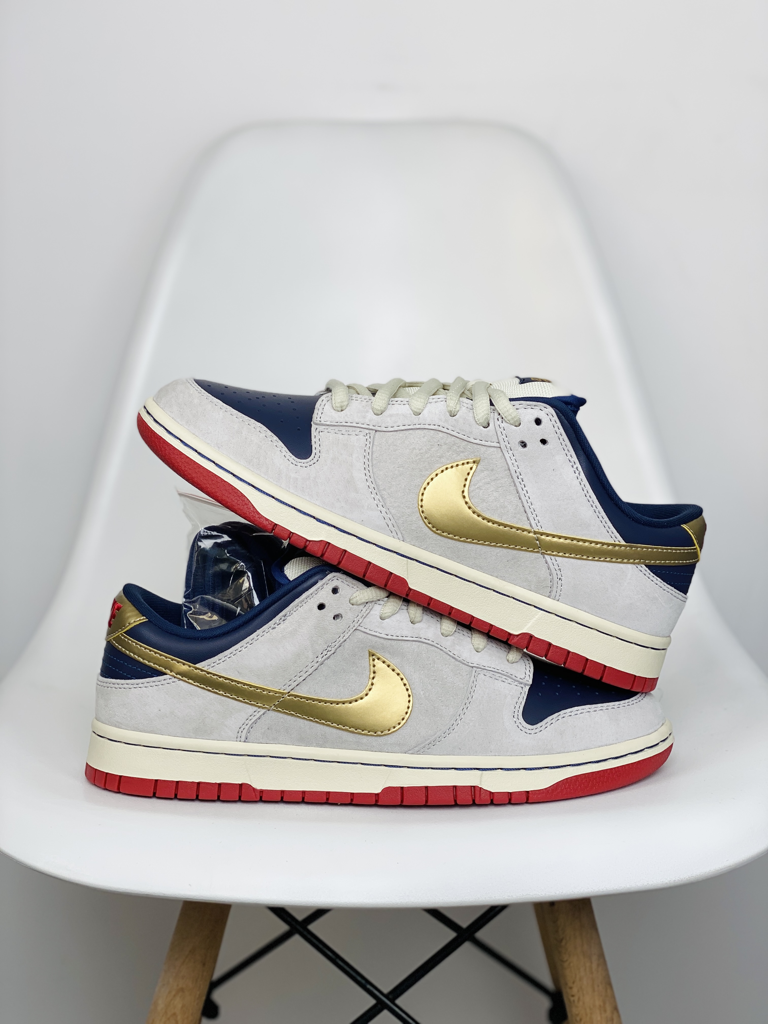  Dunk SB Low Pro Oid Spice 低筒 复古板鞋 休闲鞋 男鞋 女鞋 波鞋 白蓝金 304292-272 
