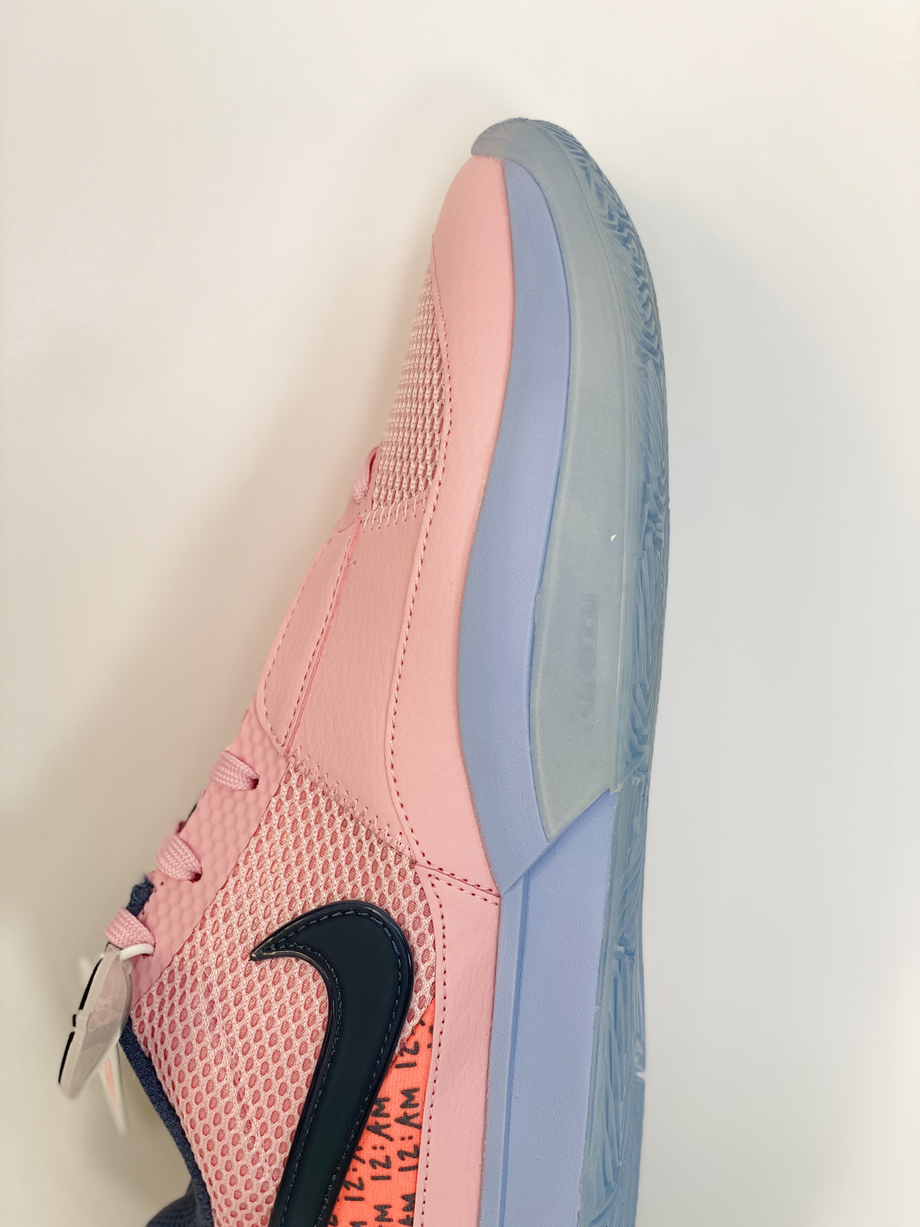  滅世 莫兰特 1代  Nike Zoom JA1 Day One 低筒 前後氣墊 耐磨透氣 實戰籃球鞋 波鞋 球鞋 男鞋 波鞋 中柔粉 FV1282-600