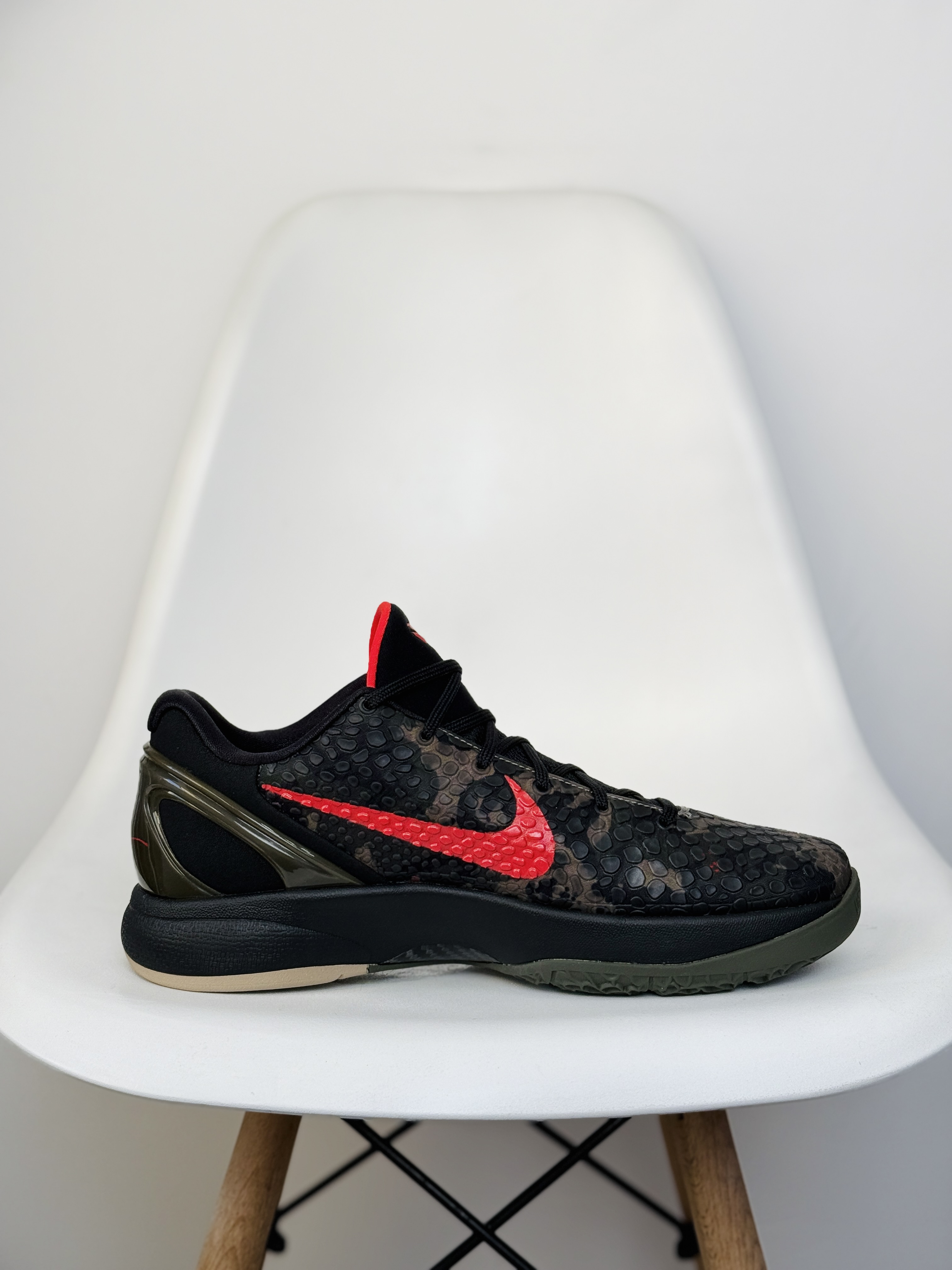 GX KOBE6  Protro Ltalian Camo 前掌氣墊 后掌EVA  科比 6  籃球鞋 實戰鞋 真碳板 波鞋 球鞋 波鞋 男鞋   黑红迷彩 FQ3546-001