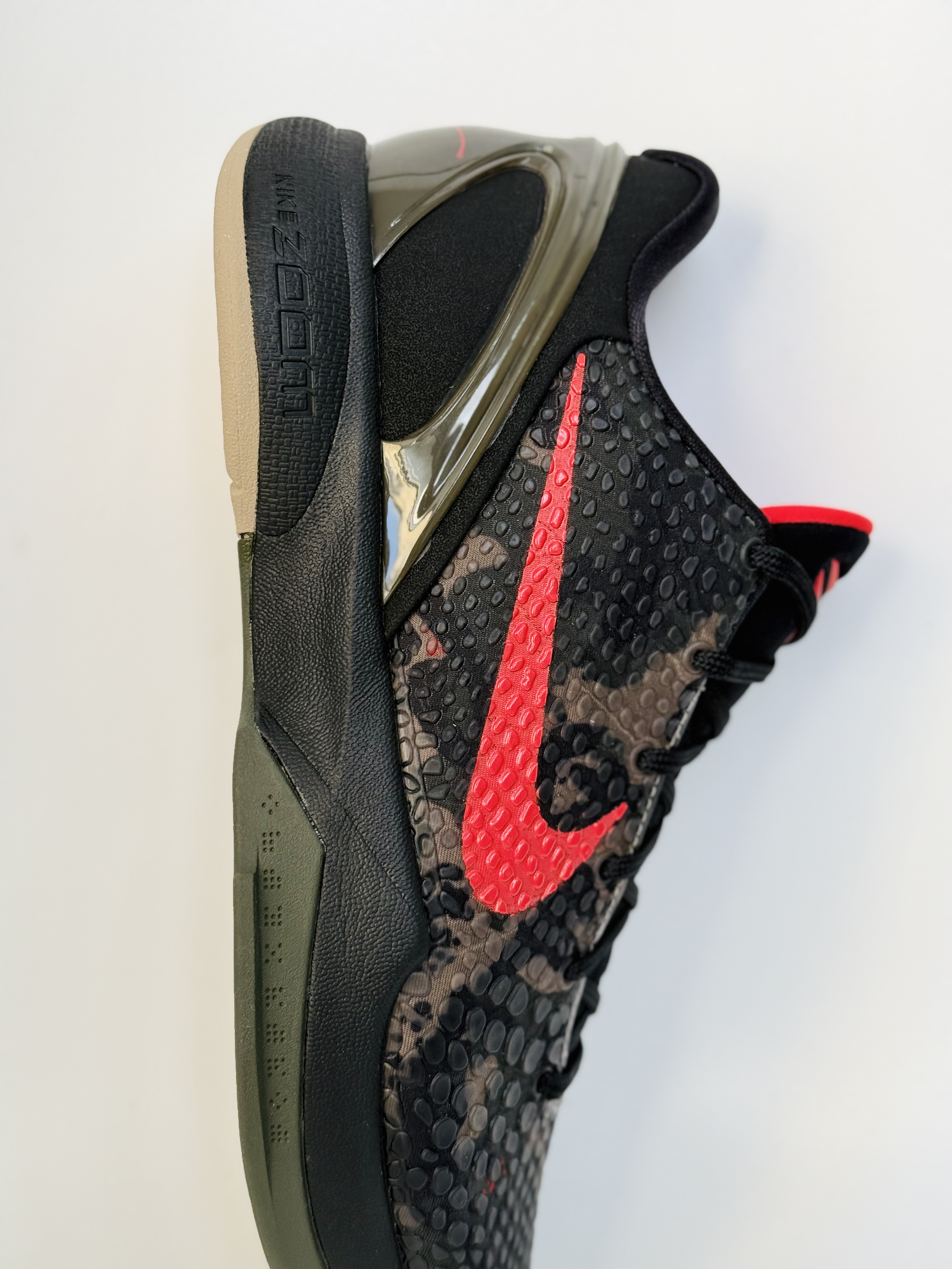 GX KOBE6  Protro Ltalian Camo 前掌氣墊 后掌EVA  科比 6  籃球鞋 實戰鞋 真碳板 波鞋 球鞋 波鞋 男鞋   黑红迷彩 FQ3546-001