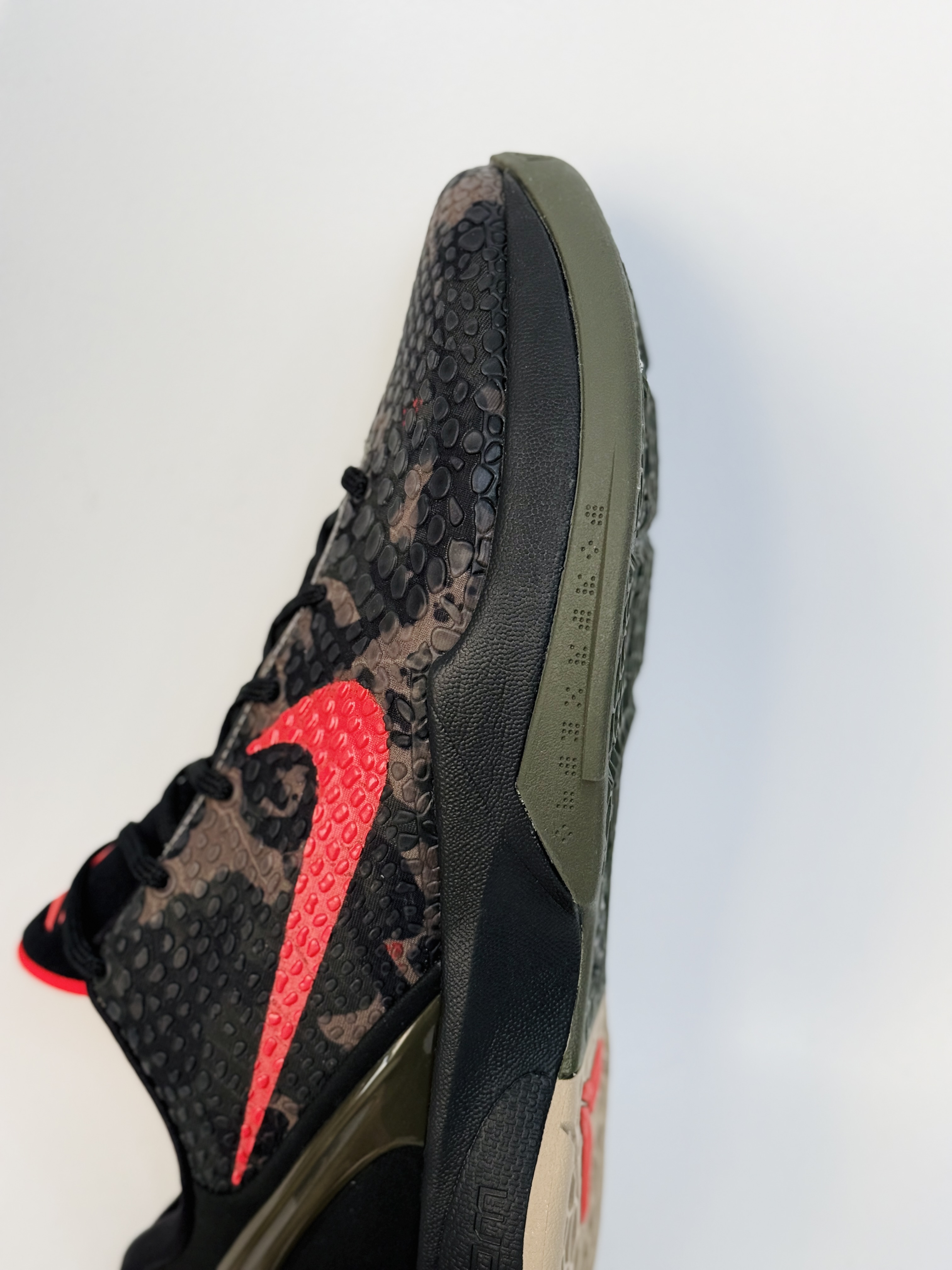 GX KOBE6  Protro Ltalian Camo 前掌氣墊 后掌EVA  科比 6  籃球鞋 實戰鞋 真碳板 波鞋 球鞋 波鞋 男鞋   黑红迷彩 FQ3546-001