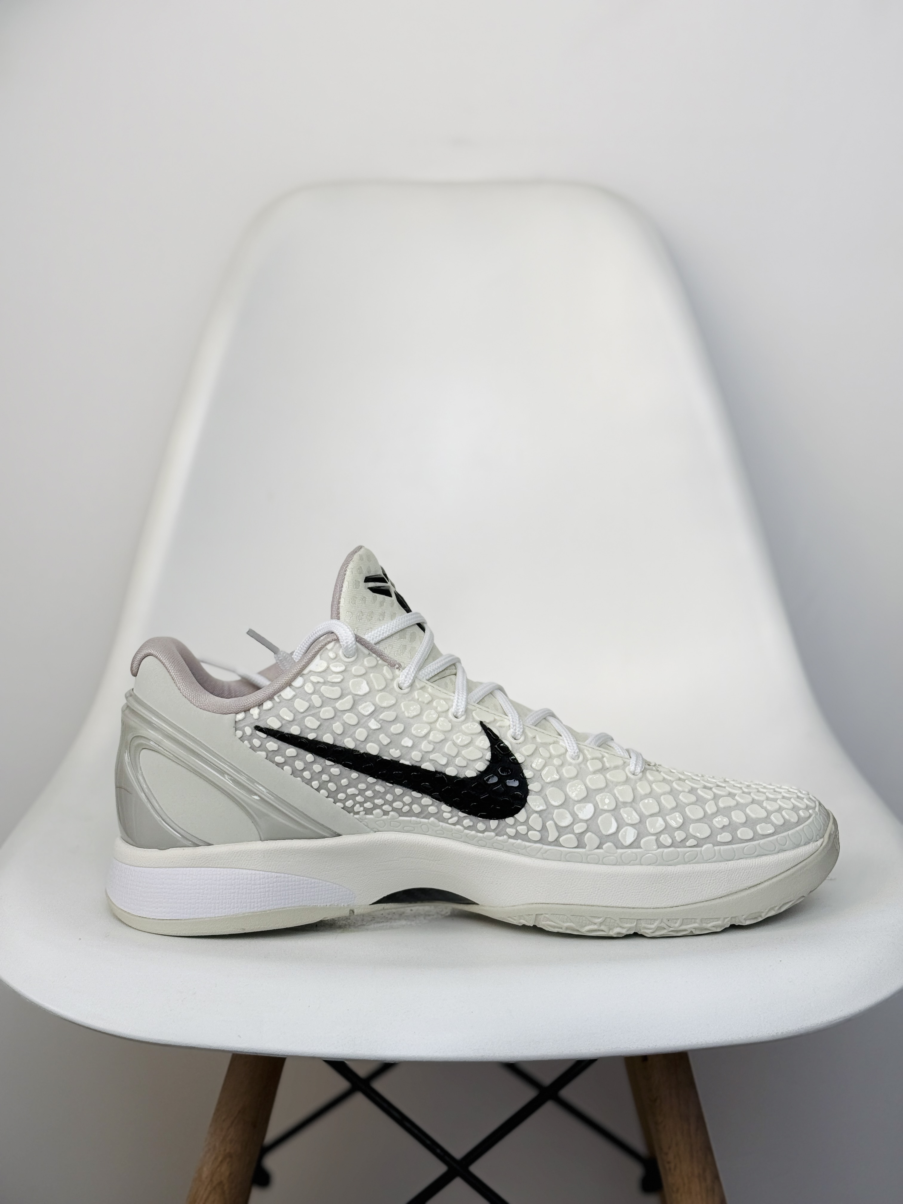 S2 Kobe6 All-Star 2.0 前掌Zoom Turbo 气垫 后掌EVA缓震 低筒 球鞋 籃球鞋 實戰鞋  真碳板 男鞋  波鞋  白色FQ3546-100