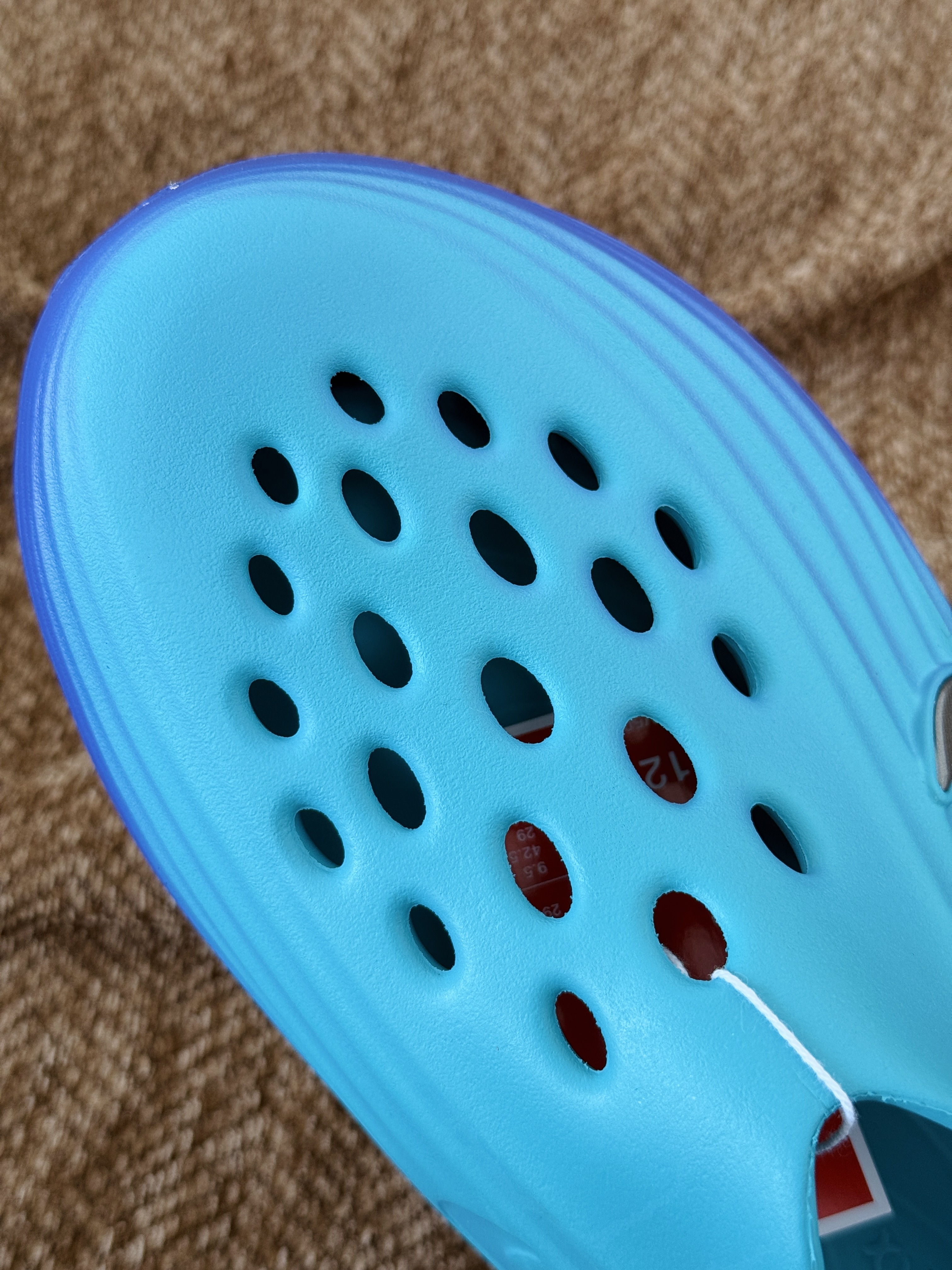 正确复合底 Nike Reactx Rejuven8 洞洞鞋 简约舒适  室外拖鞋 男女同款 蓝紫  HV5062-301