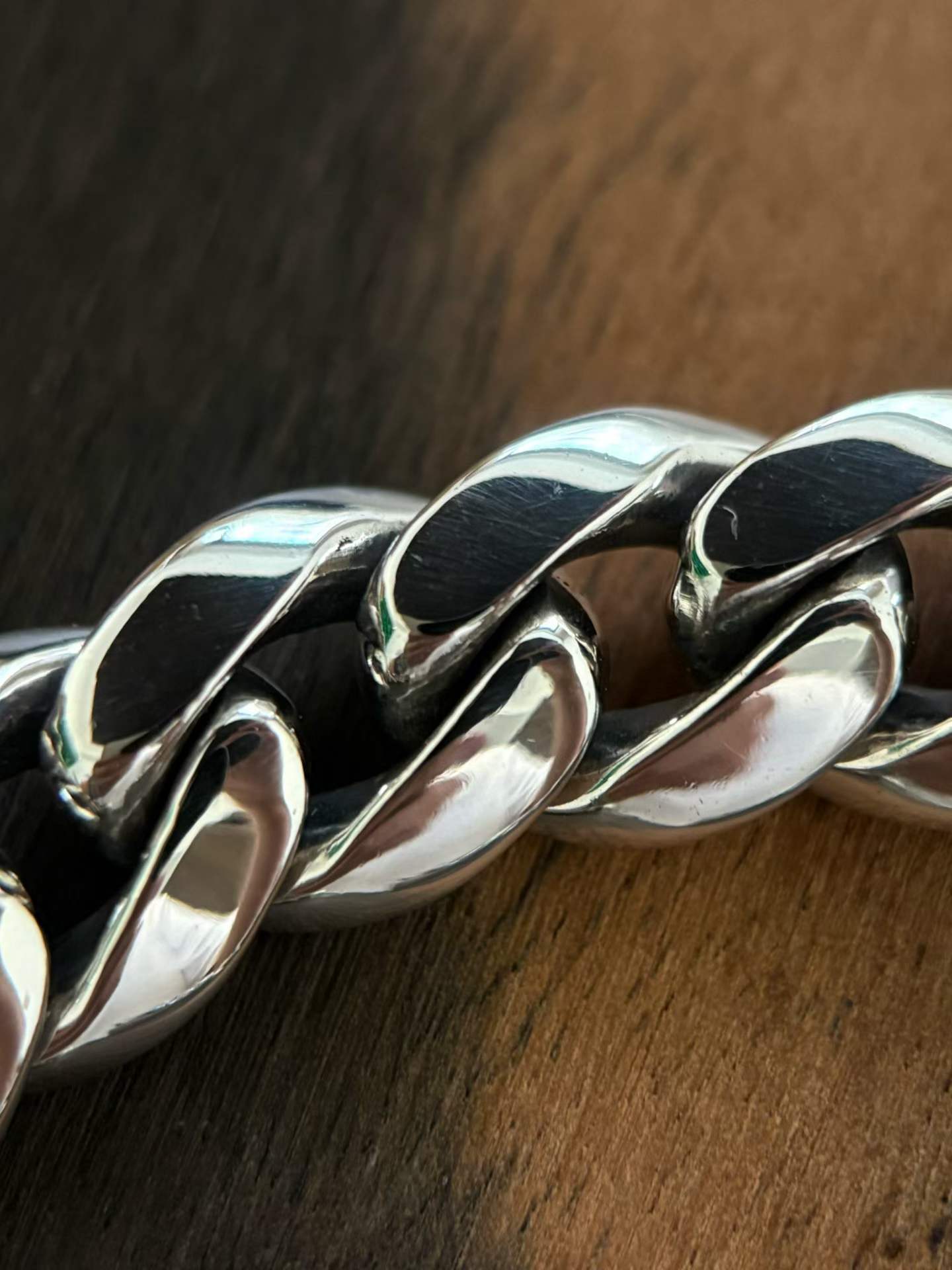 Chrome Hearts Couple's Bracelet — Hand-Distressed Finish CH  克罗心 925银  手工 手链  