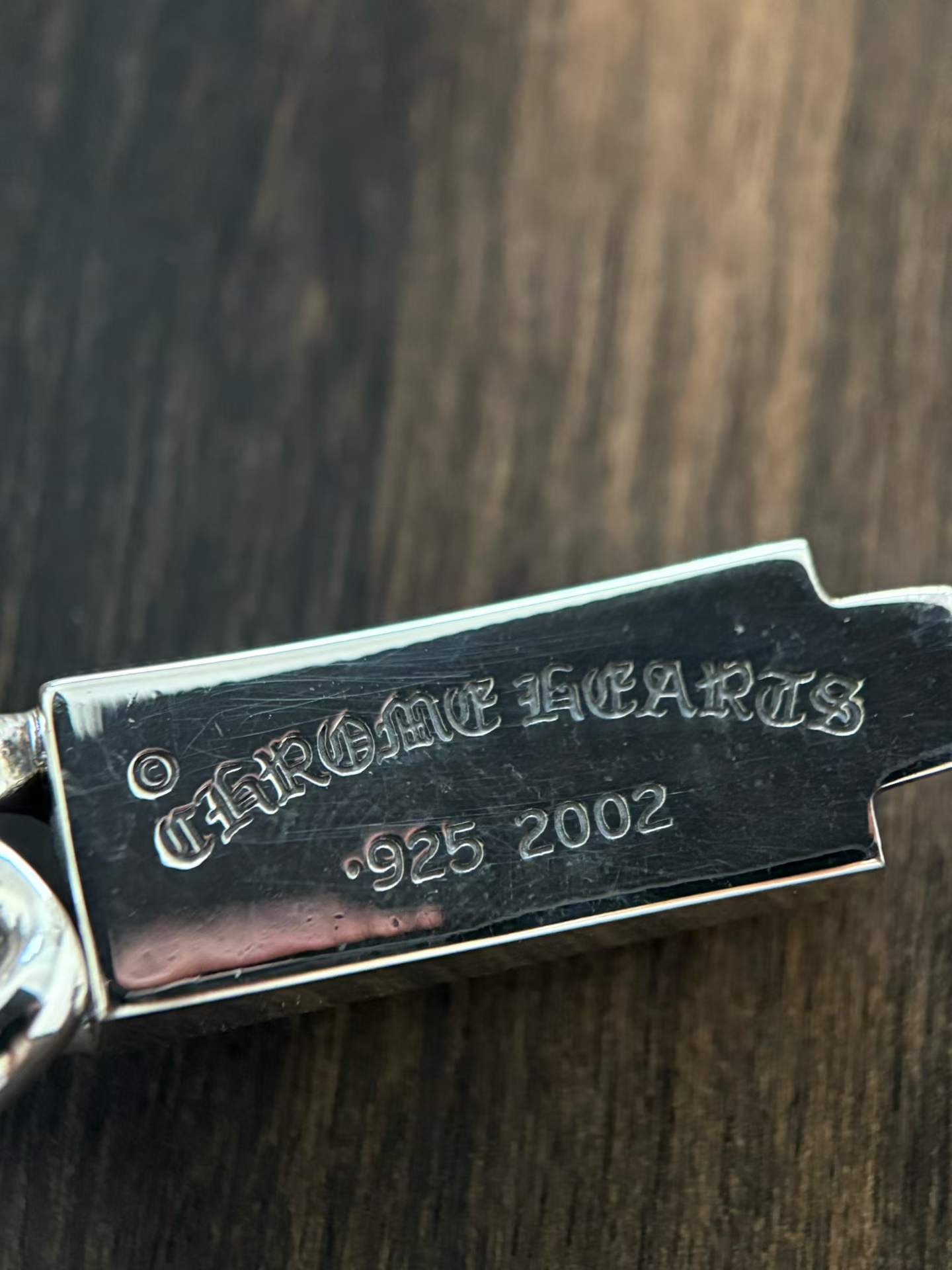 Chrome Hearts Couple's Bracelet — Hand-Distressed Finish CH  克罗心 925银  手工 手链  