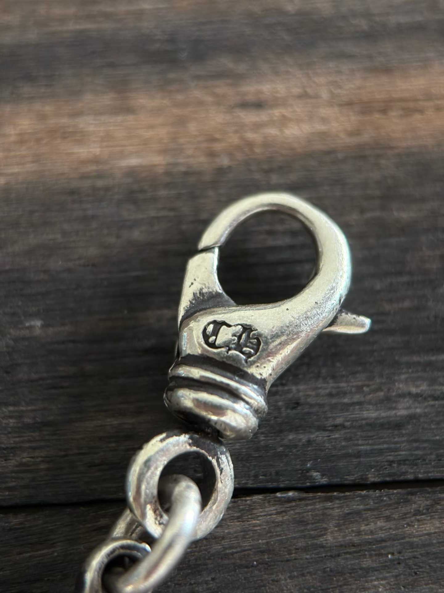 Chrome Hearts Couple's Bracelet — Hand-Distressed Finish CH  克罗心 925银  手工 手链  
