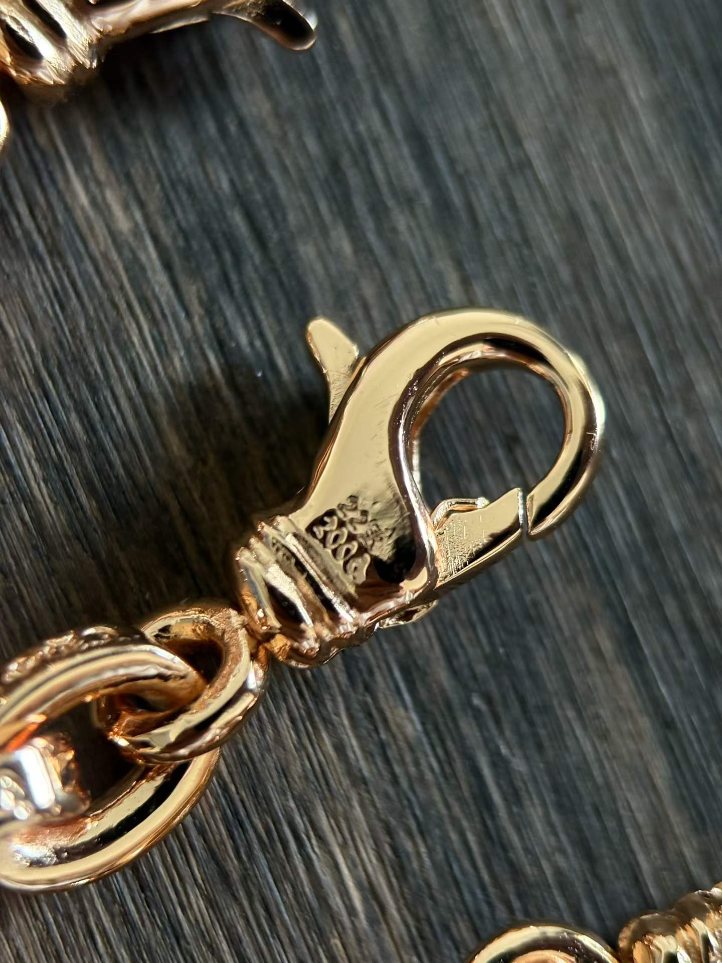 Chrome Hearts Couple's Bracelet — Hand-Distressed Finish CH  克罗心 925银  手工 手链  