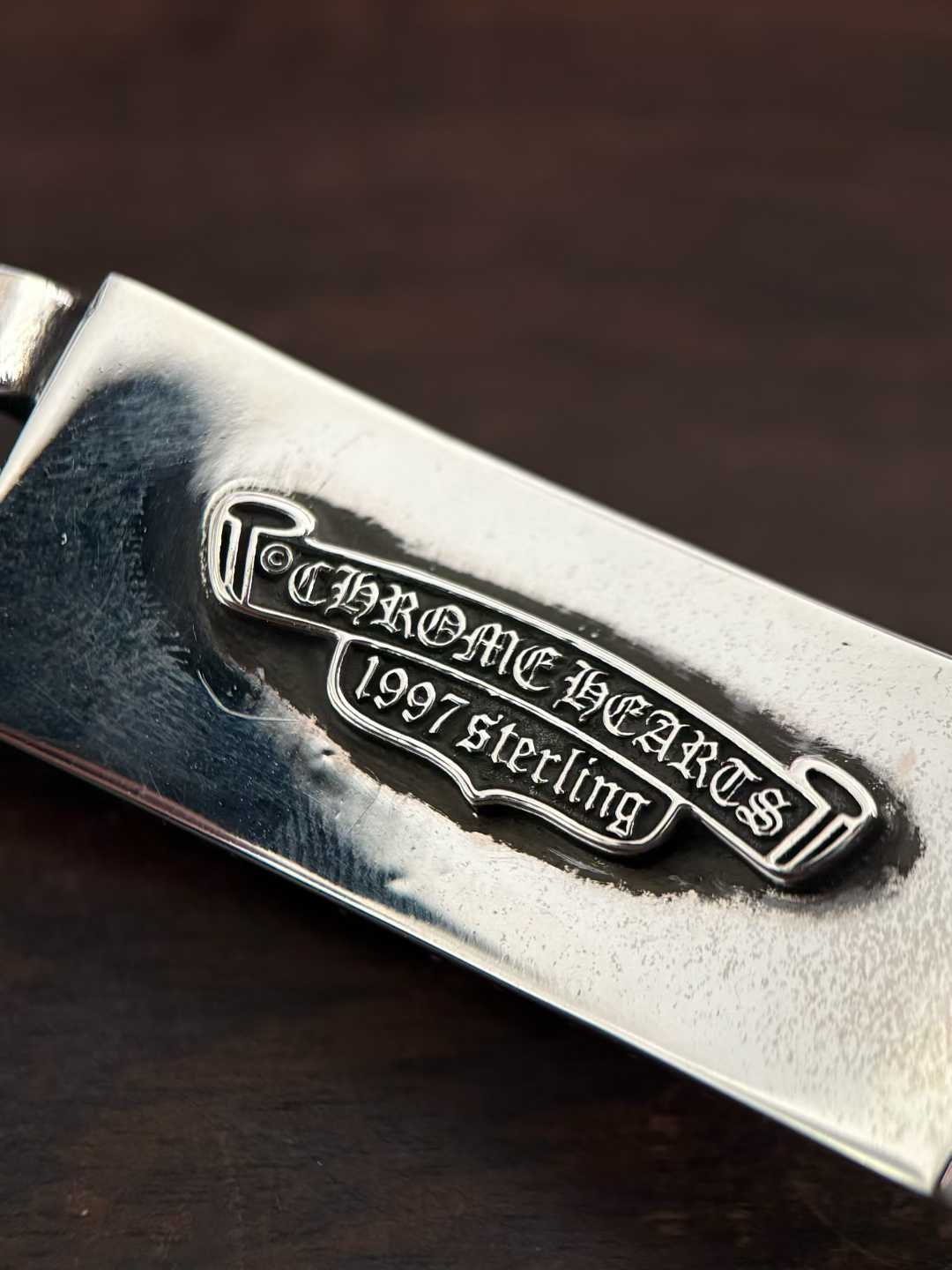 Chrome Hearts Couple's Bracelet — Hand-Distressed Finish CH  克罗心 925银  手工 手链 古巴  