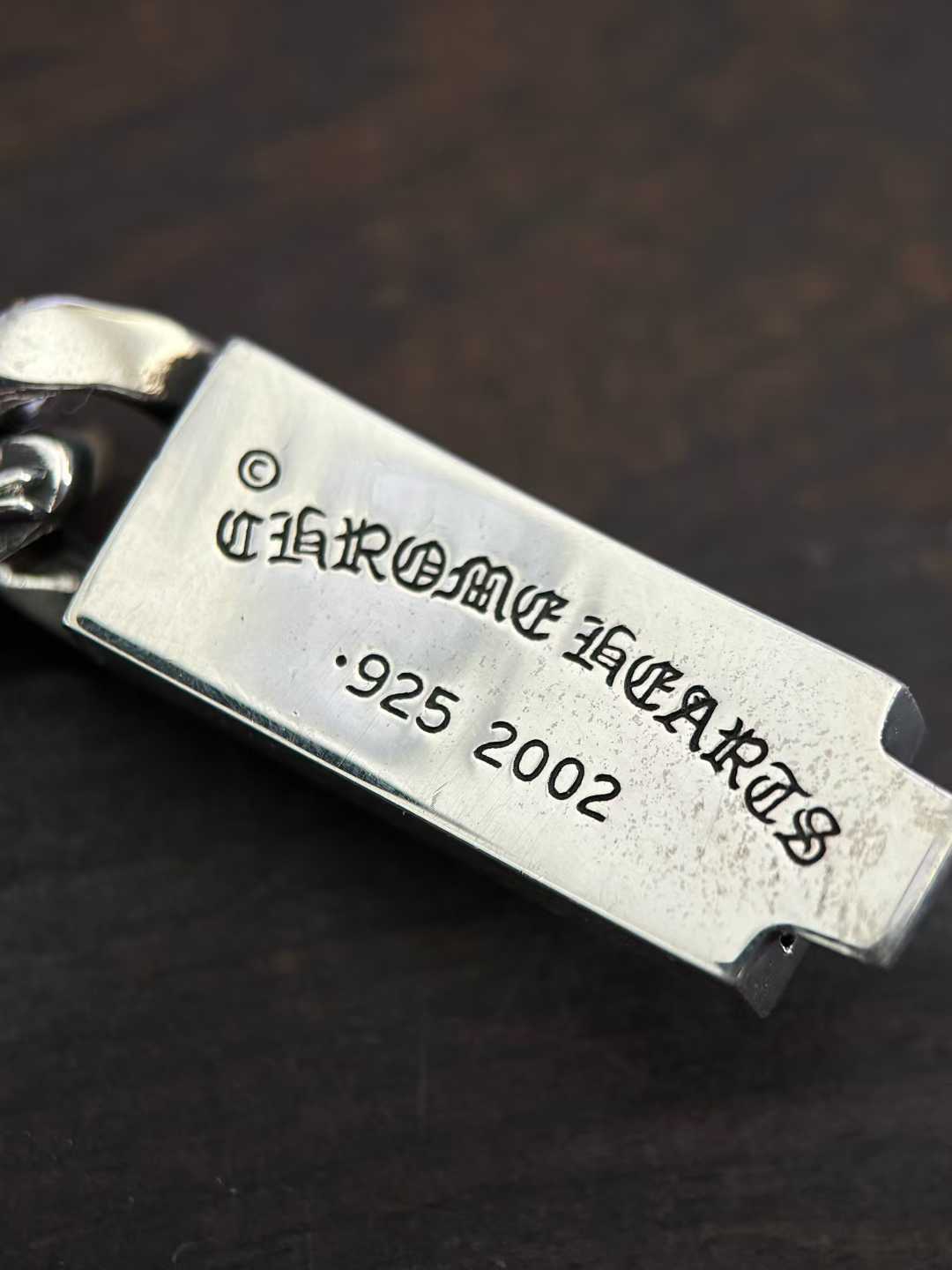 Chrome Hearts Couple's Bracelet — Hand-Distressed Finish CH  克罗心 925银  手工 手链 古巴  