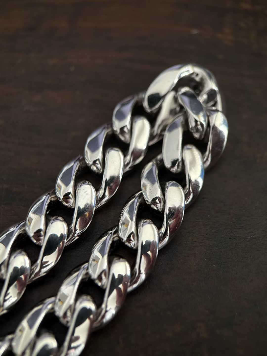 Chrome Hearts  CH  克罗心 925银  手工 手链 古巴  