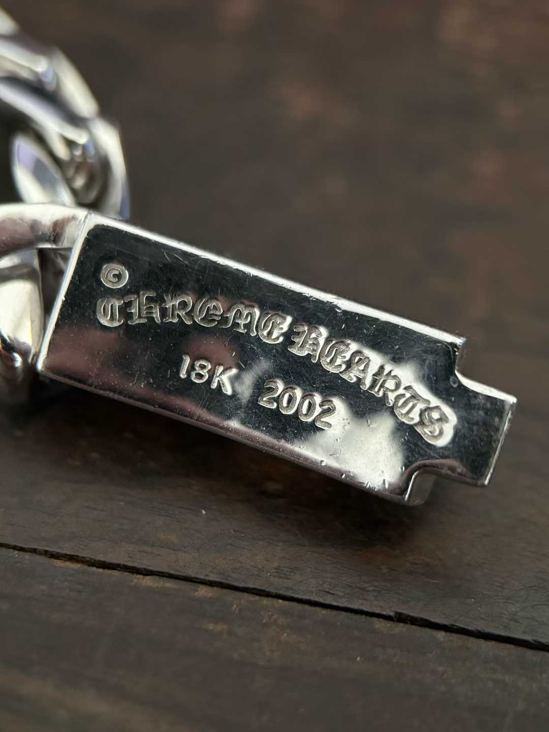 Chrome Hearts  CH  克罗心 925银  手工 手链 古巴  