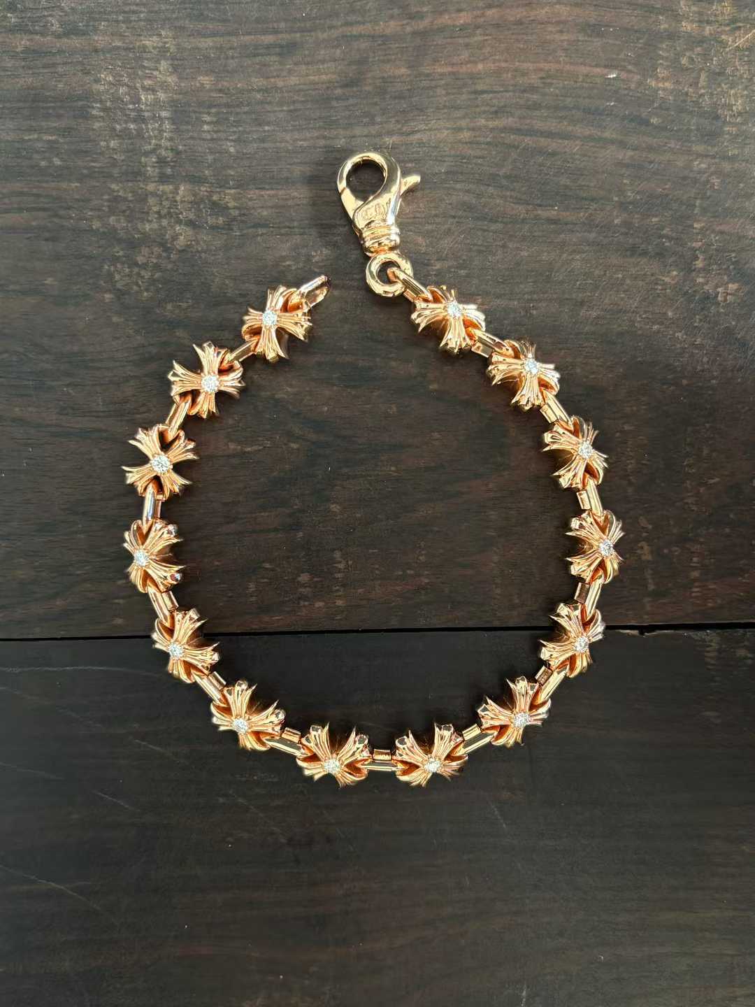 Chrome Hearts  CH  克罗心 925银  手工 手链 十字  