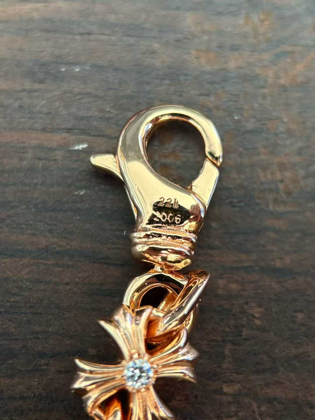 Chrome Hearts  CH  克罗心 925银  手工 手链 十字  