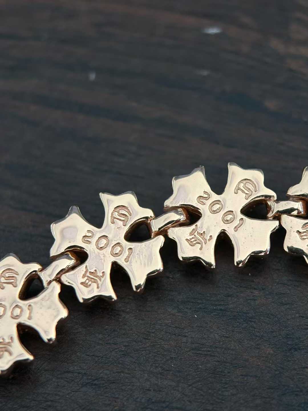 Chrome Hearts  CH  克罗心 925银  手工 手链 十字  
