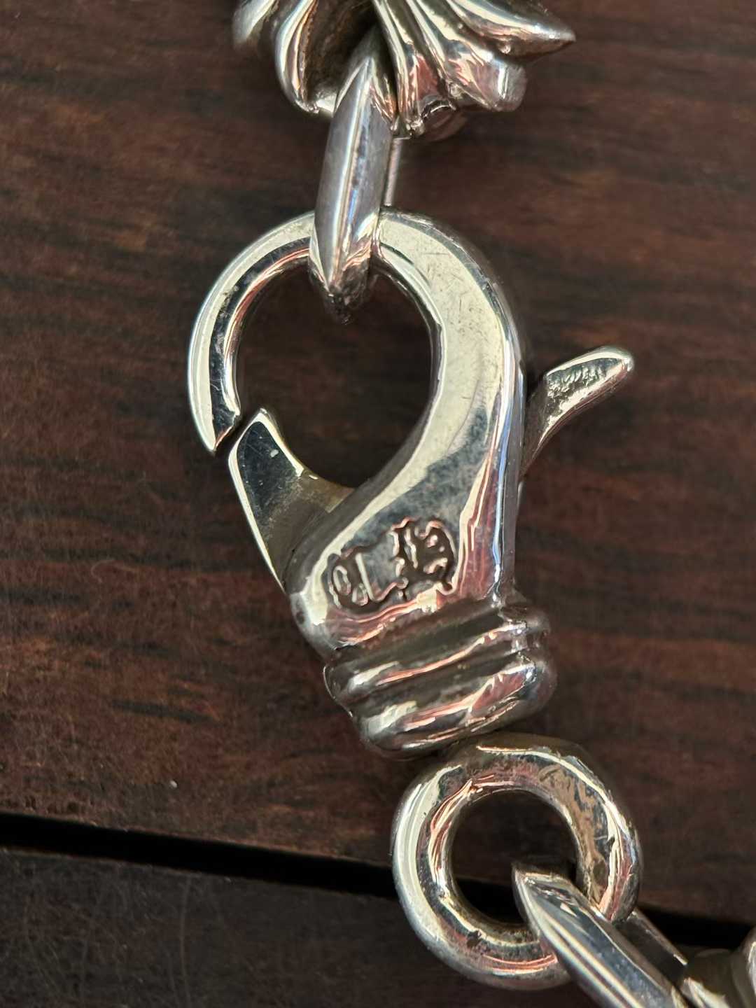 Chrome Hearts  CH  克罗心 925银  手工 手链 十字  