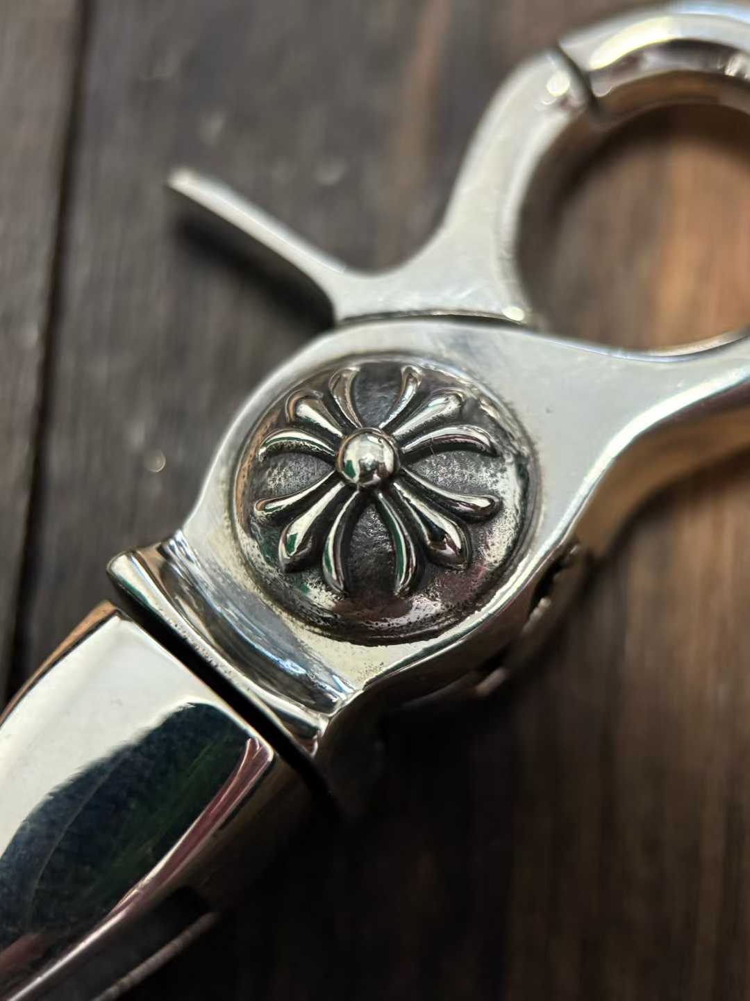 Chrome Hearts  CH  克罗心 925银  手工 手链 龙虾扣 半十字