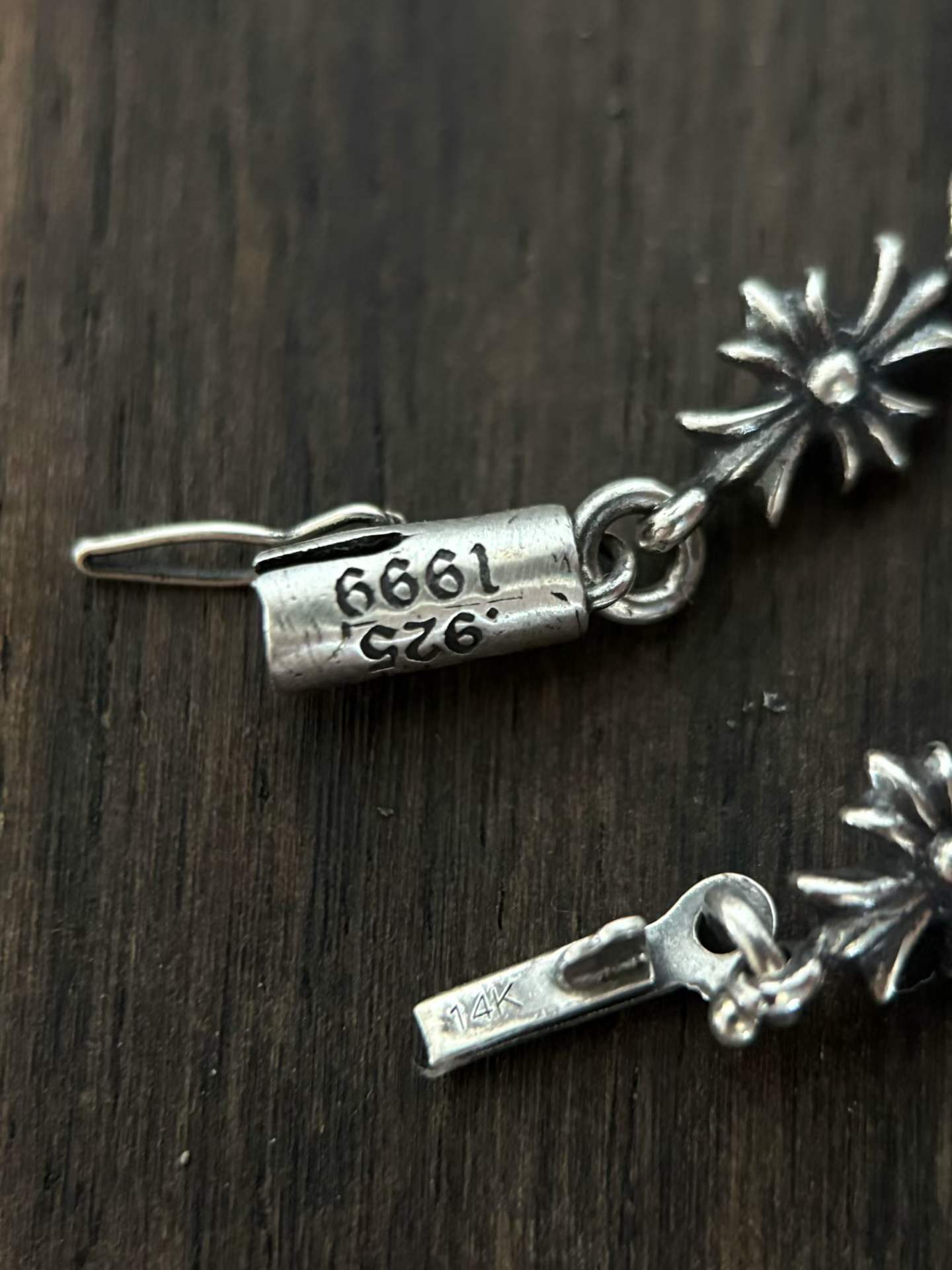 Chrome Hearts  CH 克罗心 925银 TinyE花链 项链 （价格根据长度每日银价所定）
