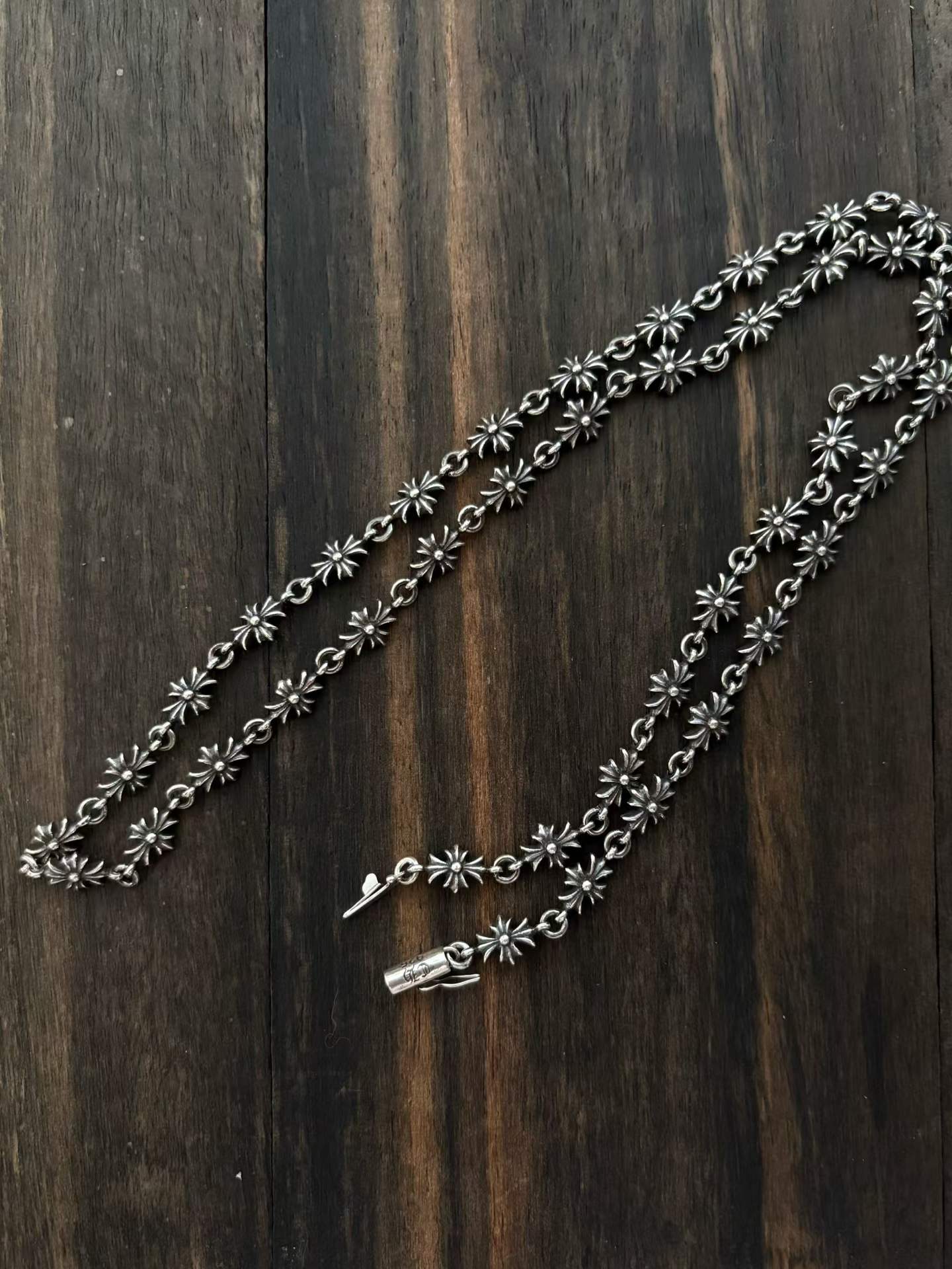 Chrome Hearts  CH 克罗心 925银 TinyE花链 项链 （价格根据长度每日银价所定）
