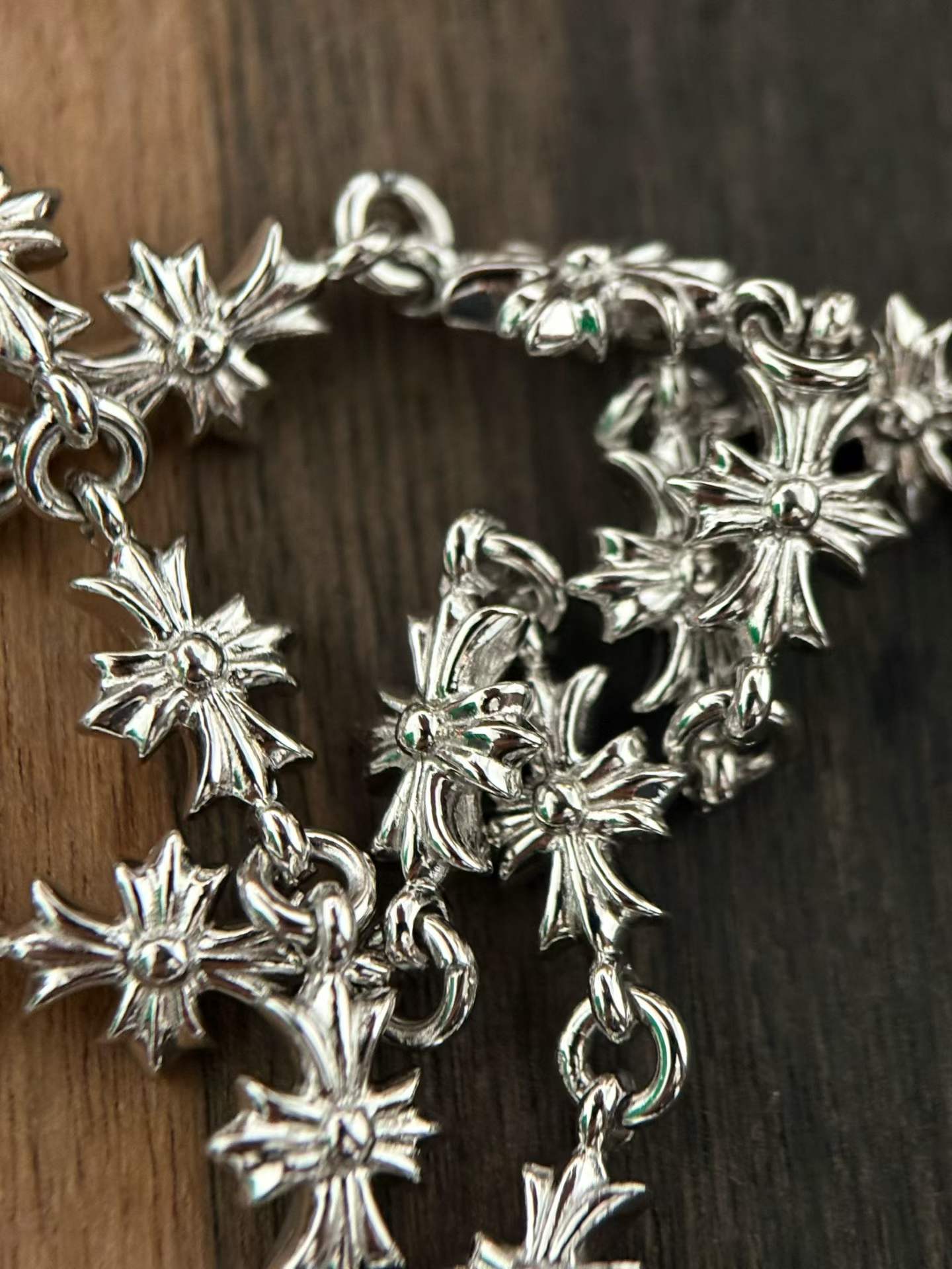 Chrome Hearts  CH 克罗心 925银   18K镀金 一体套头 天使 项链 （价格根据长度每日银价所定）