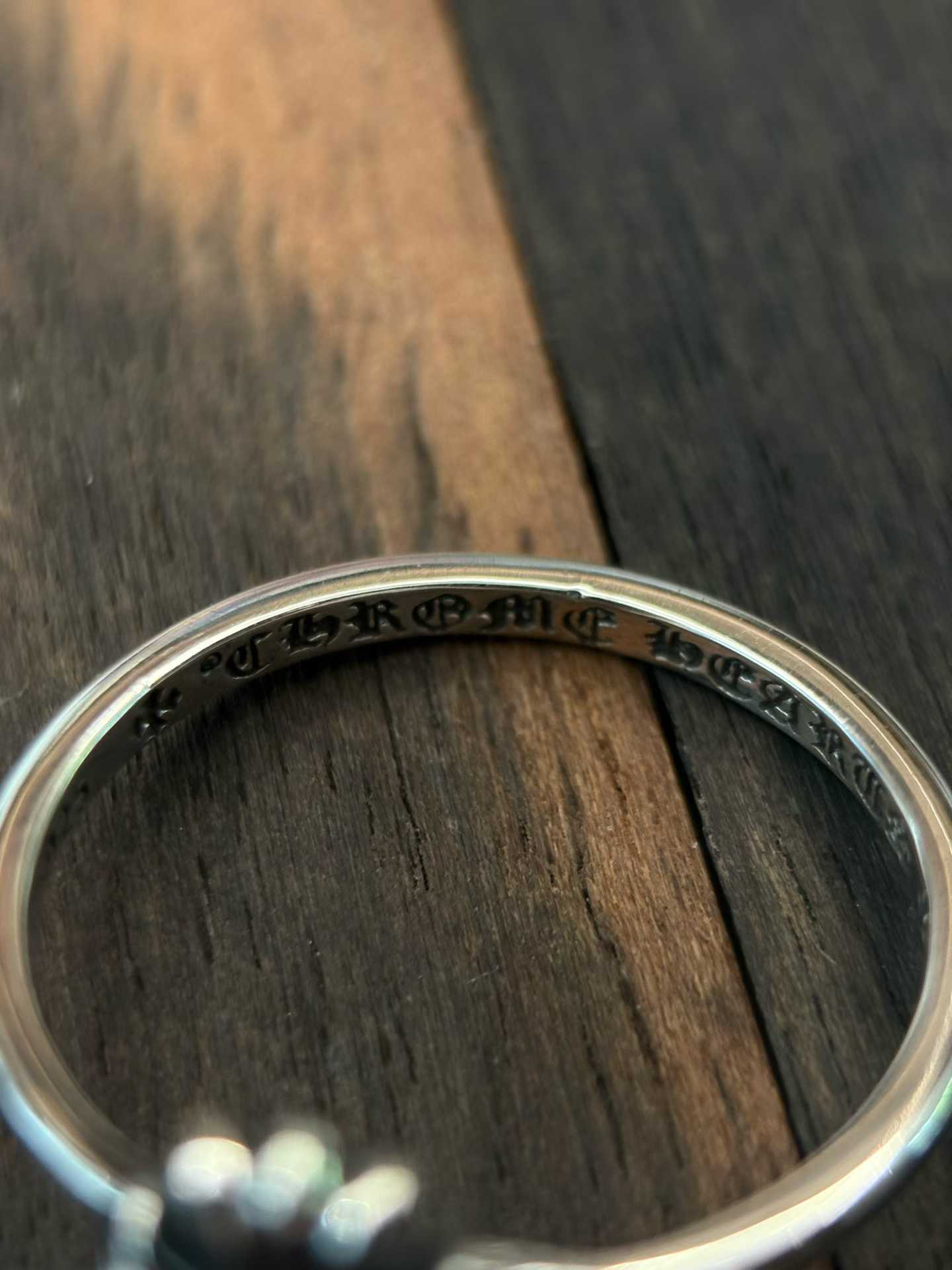 Chrome Hearts  CH 克罗心 925银 长十字架 男女同款对戒 （由于银价的浮动 與尺寸不同真實售價咨詢客服）