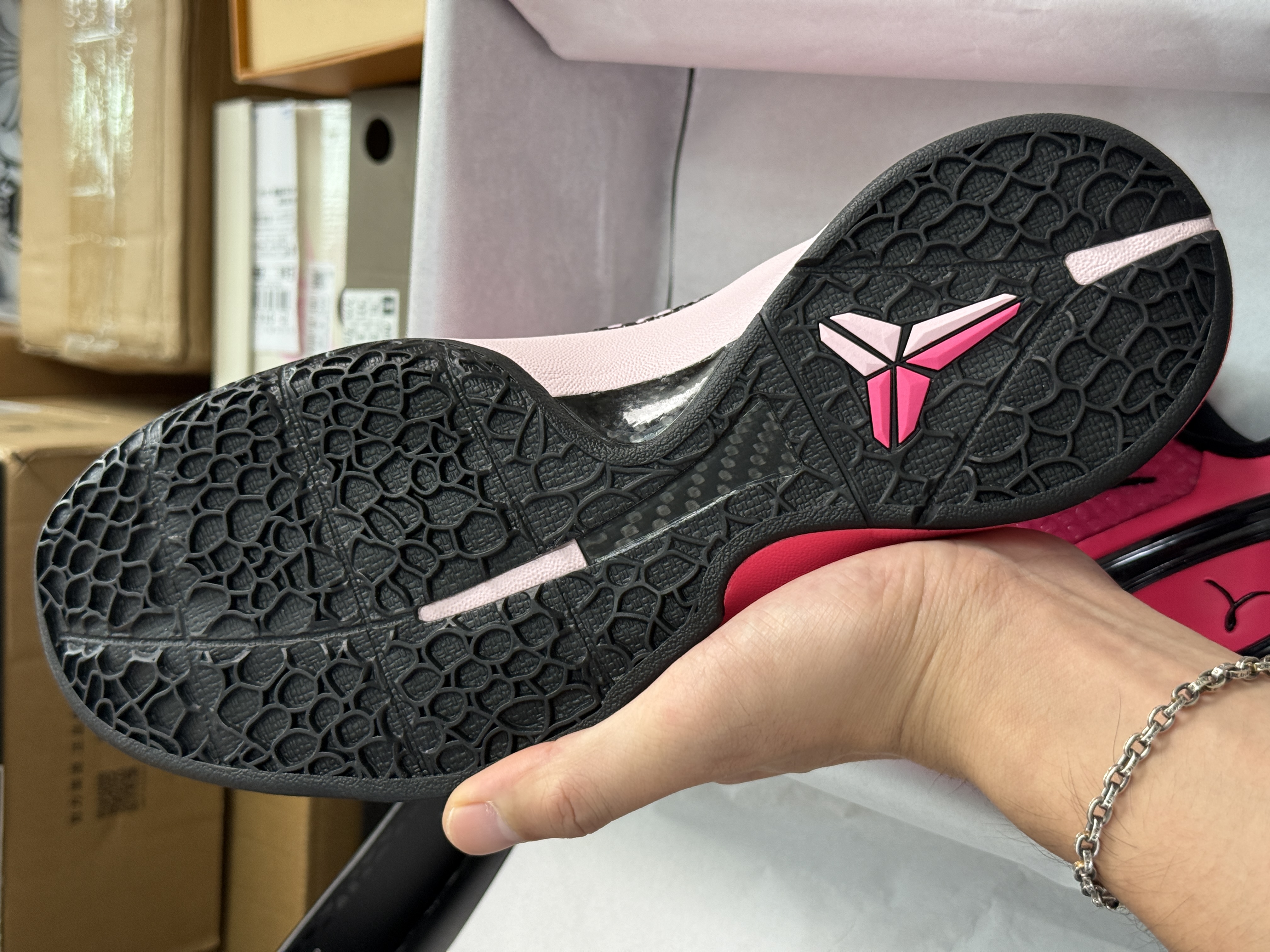 H12/Godkiller Kobe6 Kay Yow  前掌Zoom Turbo 气垫 后掌EVA缓震 低筒 球鞋 籃球鞋 實戰鞋  真碳板 男鞋  波鞋 乳腺癌2.0鸳鸯