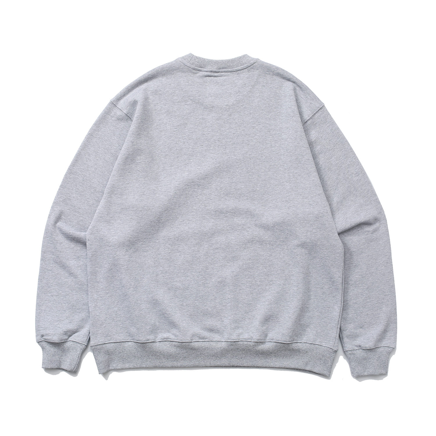 447#MADNESS 字母logo印花圆领卫衣 长袖 秋冬季 休闲 橙灰色 蓝灰色