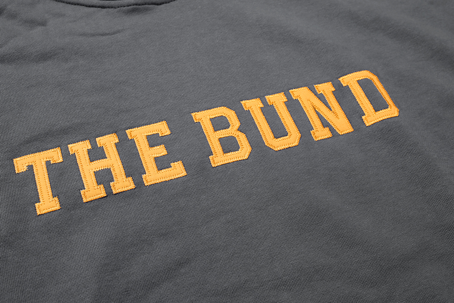 534# MADNESS 25AW 贴布 刺绣 图案 抓绒 连帽 卫衣 灰色 （版型偏大）