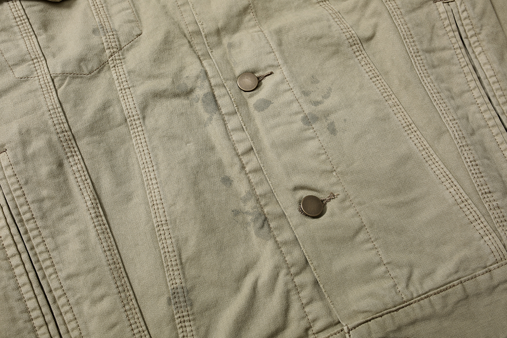 773# MADNESS AGING M503 TRUCKER 25ss 水洗 夹克外 套 男款 卡其