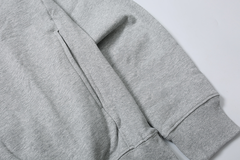 MADNESS 圆领  长袖 宽松 冬季 加绒 卫衣 男女同款 灰色