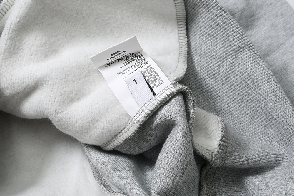 MADNESS 圆领  长袖 宽松 冬季 加绒 卫衣 男女同款 灰色