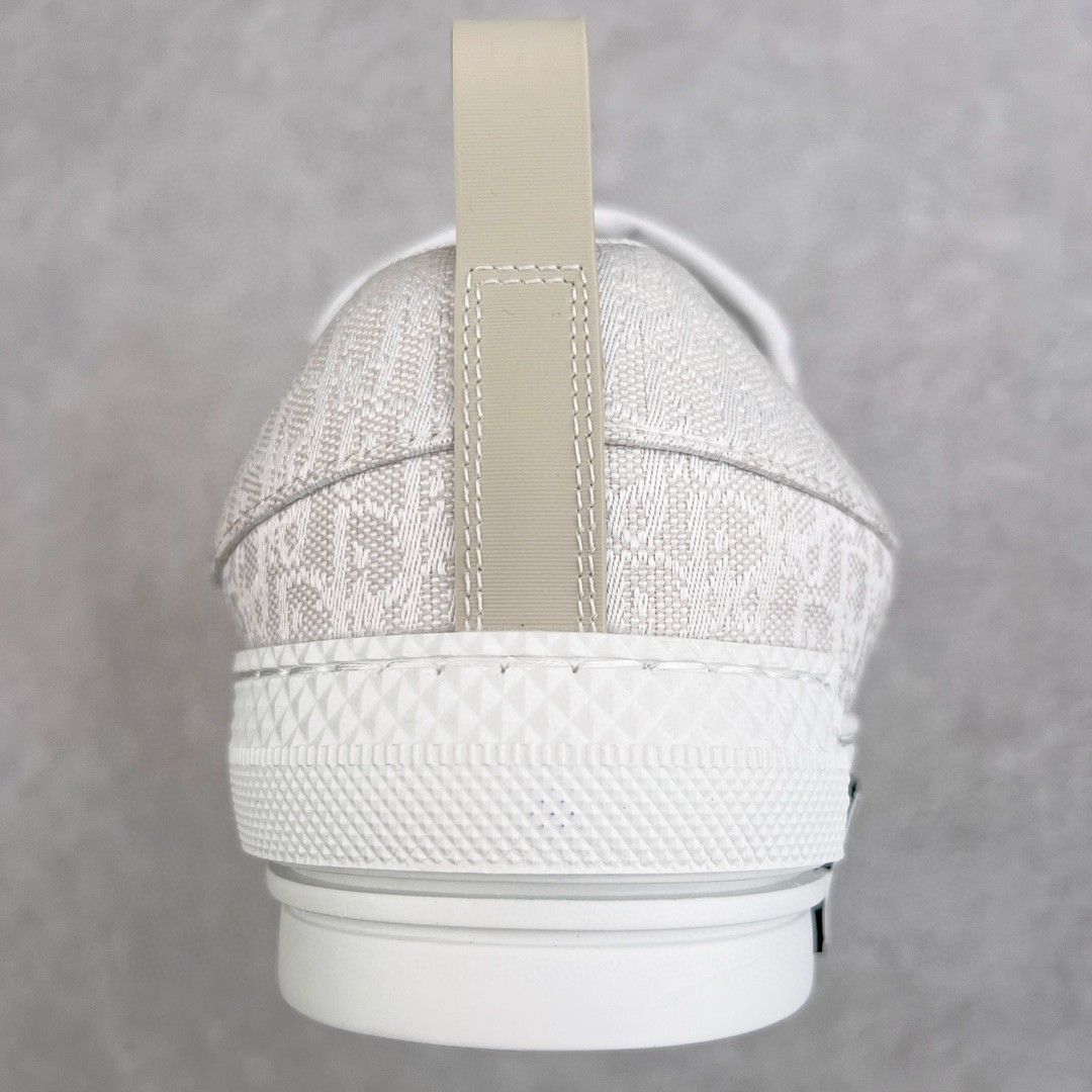 Dior 迪奥 B23 提花面料 Oblique 印花 低筒 休闲鞋 运动鞋 板鞋 男鞋 奶油白 3SN292ZUY_H800