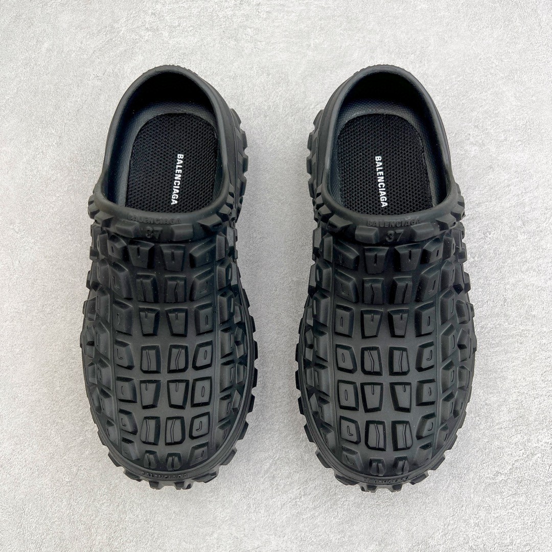 Balenciaga 巴黎世家 Defender 橡胶 轮胎鞋 老爹鞋 厚底鞋 男鞋 女鞋 黑色 735252W3CV21000