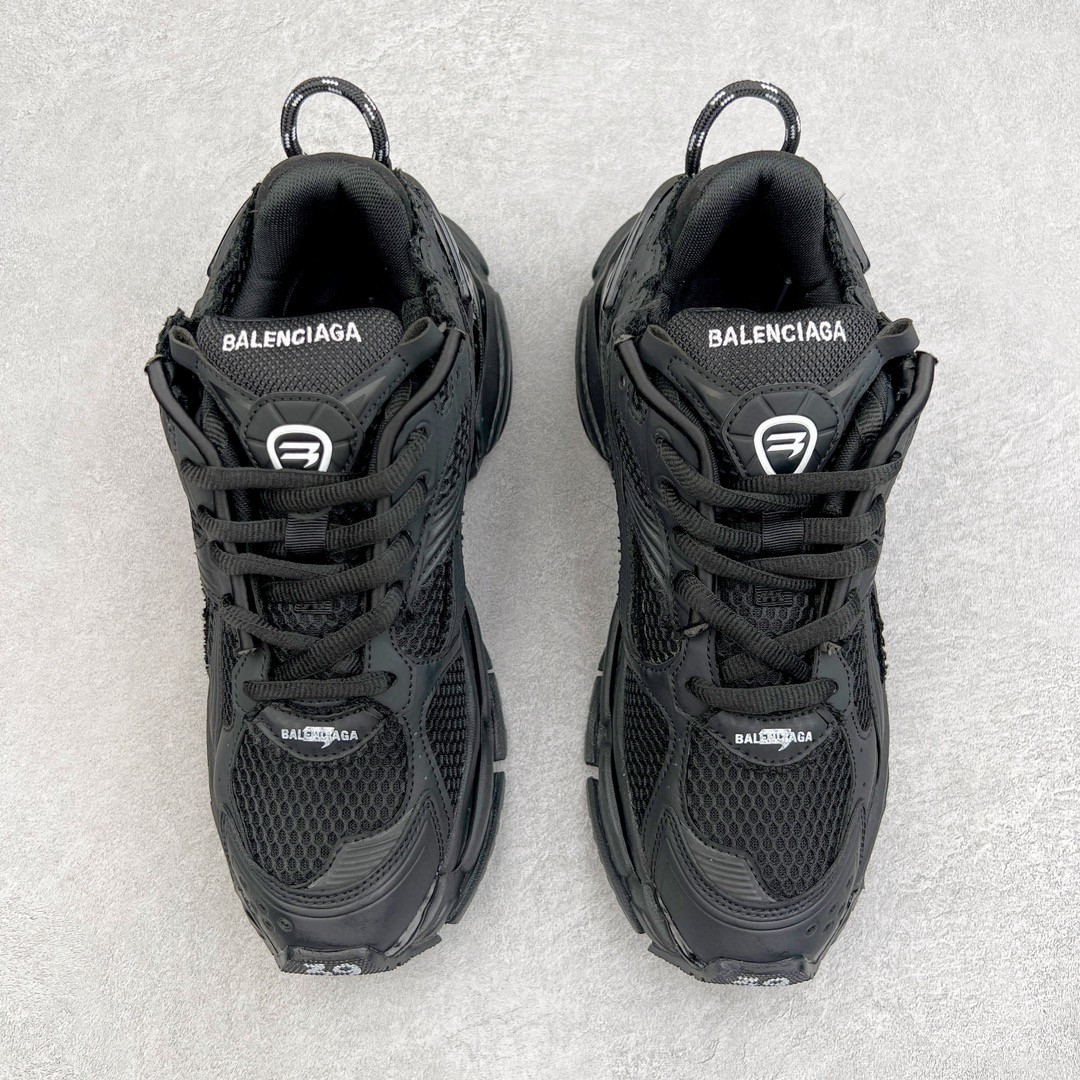 Balenciaga Runner 巴黎世家 老爹鞋 运动鞋 复古板鞋 休闲鞋 男鞋 女鞋 黑色 677403W3RBT1000