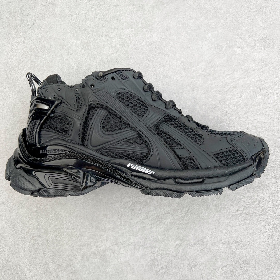 Balenciaga Runner 巴黎世家 老爹鞋 运动鞋 复古板鞋 休闲鞋 男鞋 女鞋 黑色 677403W3RBT1000