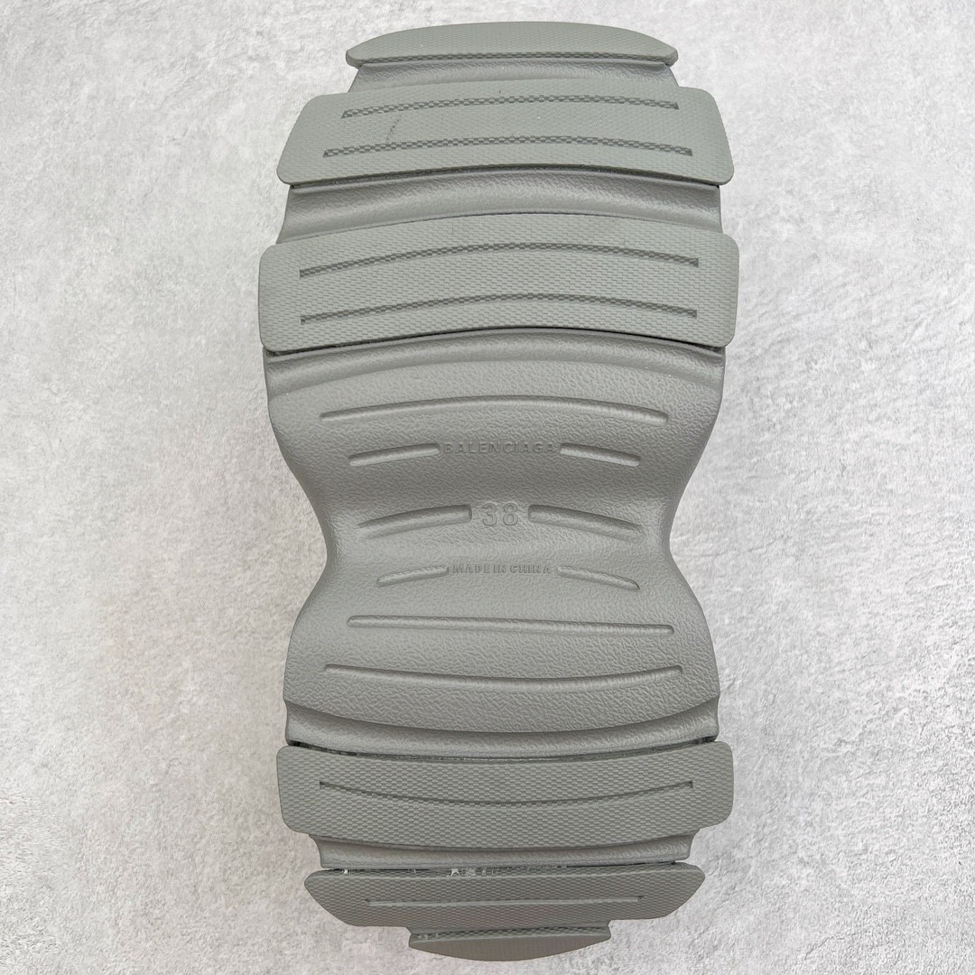 Balenciaga 巴黎世家 橡胶 包头厚底鞋 洞洞鞋 凉拖 拖鞋 男女同款 灰色 735249W3CES1200